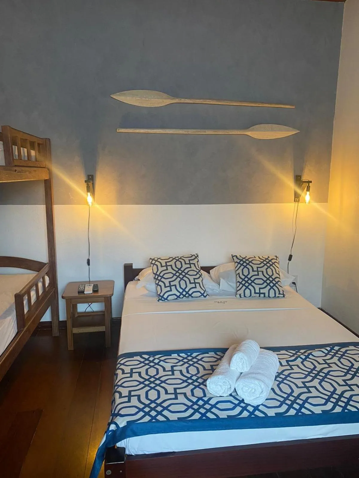 Bed in Pousada Luar do Prata