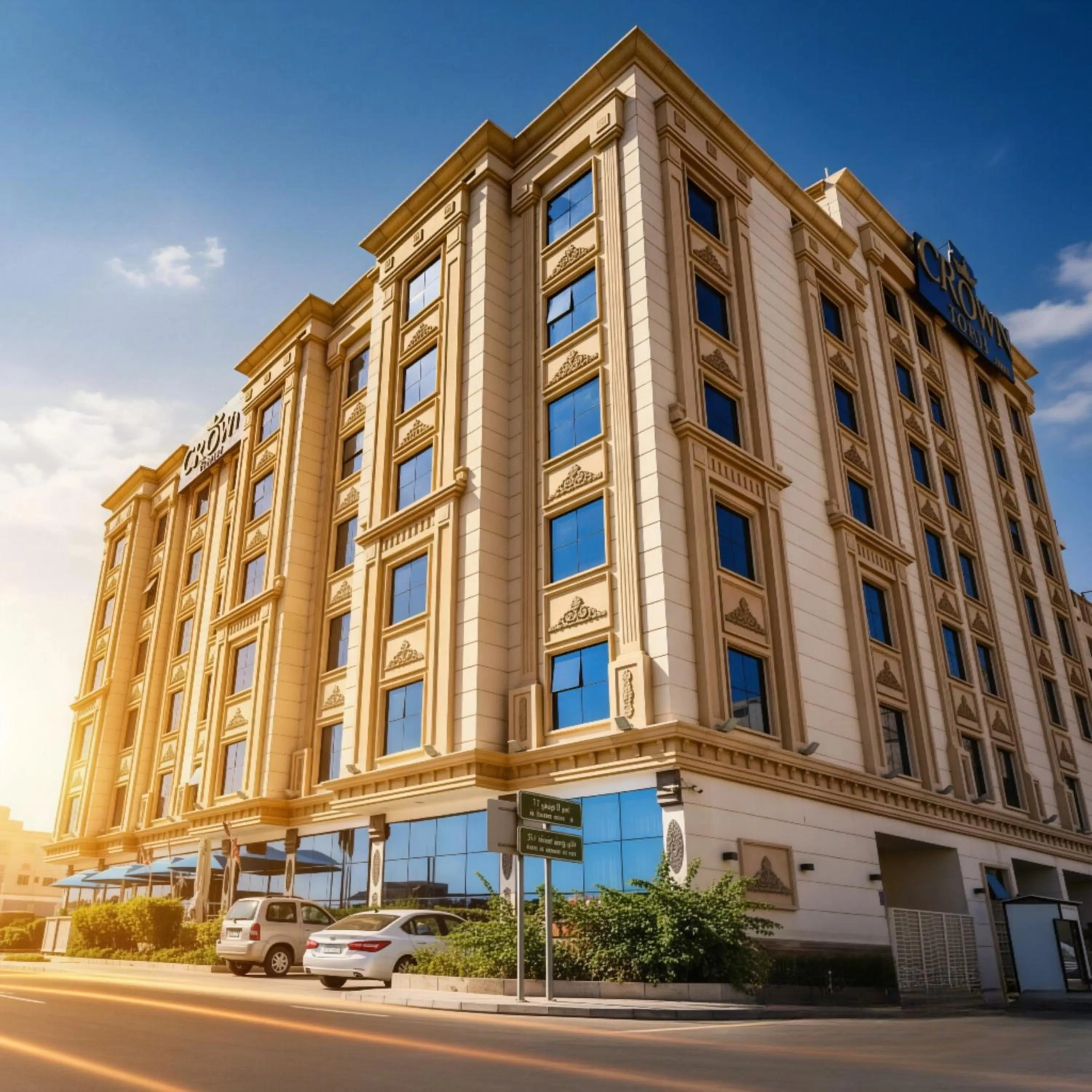 Property building in Crown Town Hotel