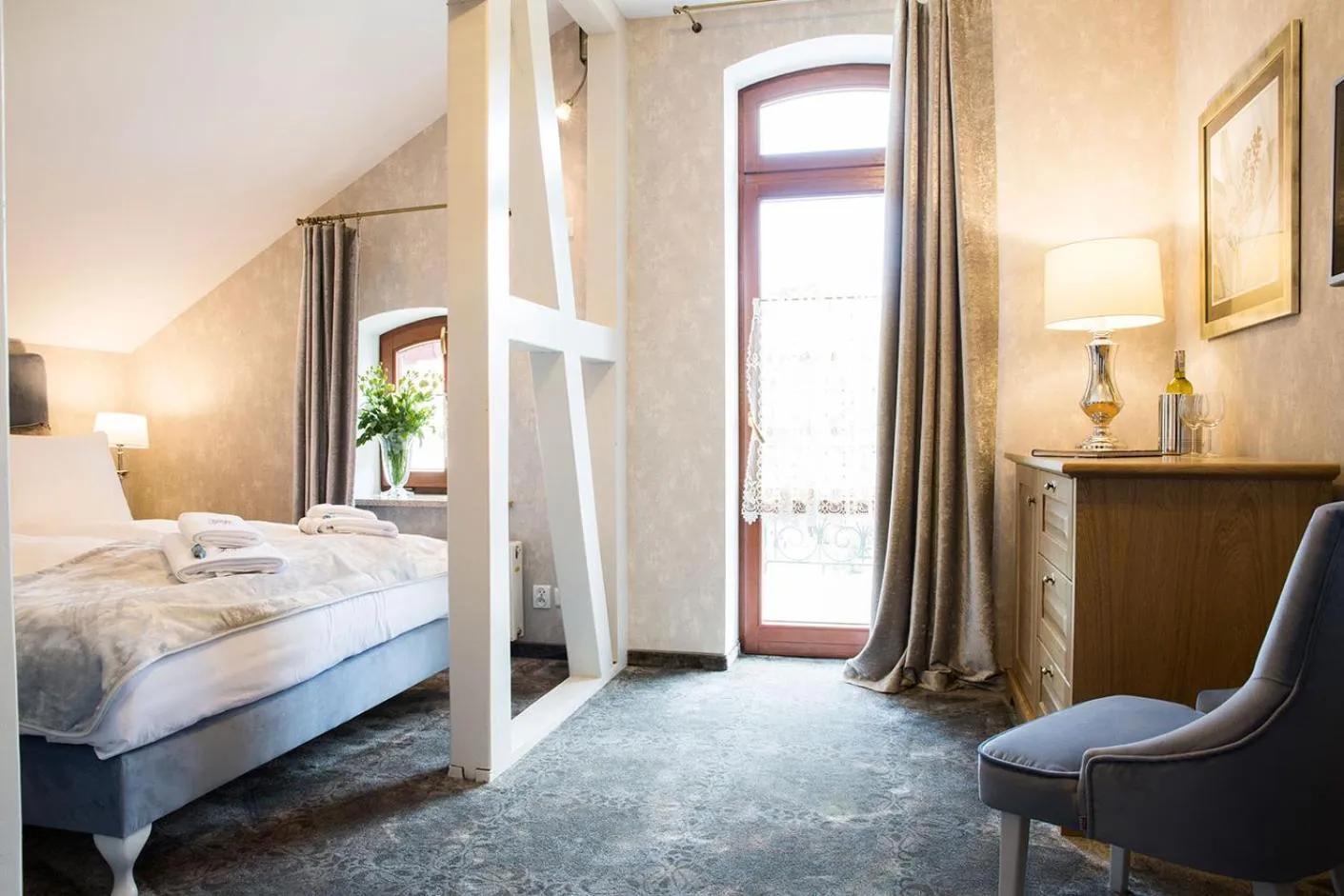 Bed in Villa Mistral