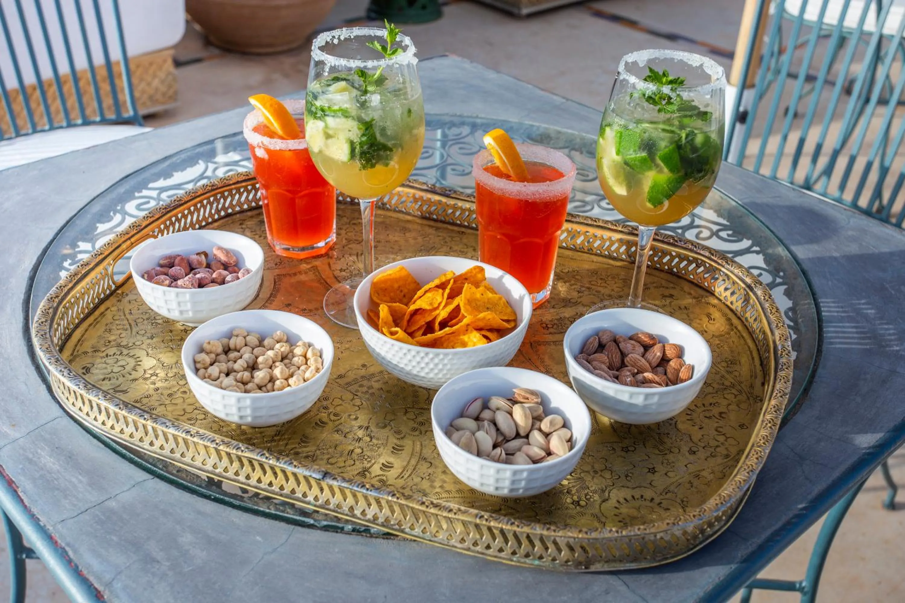 Food and drinks in Riad Azahar