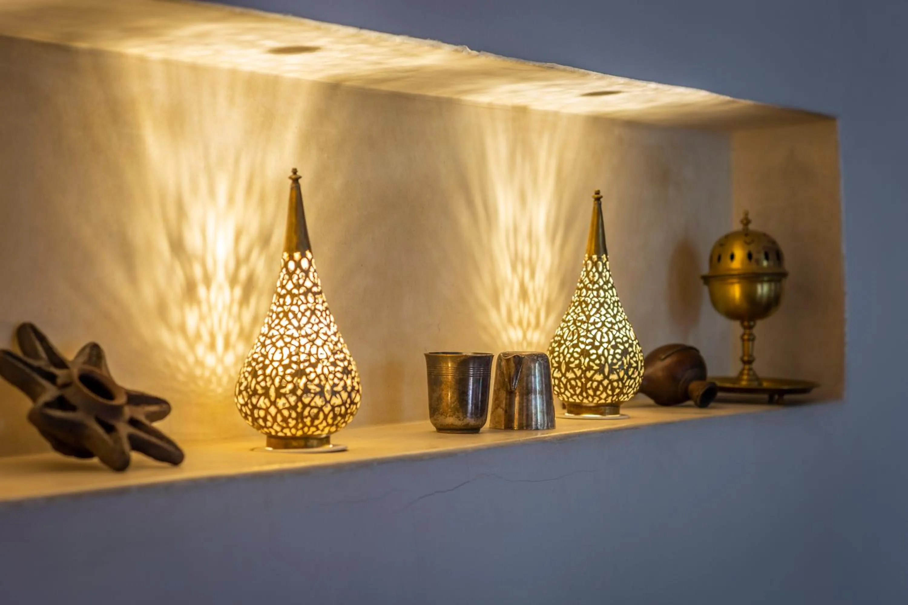 Communal lounge/ TV room in Riad Azahar