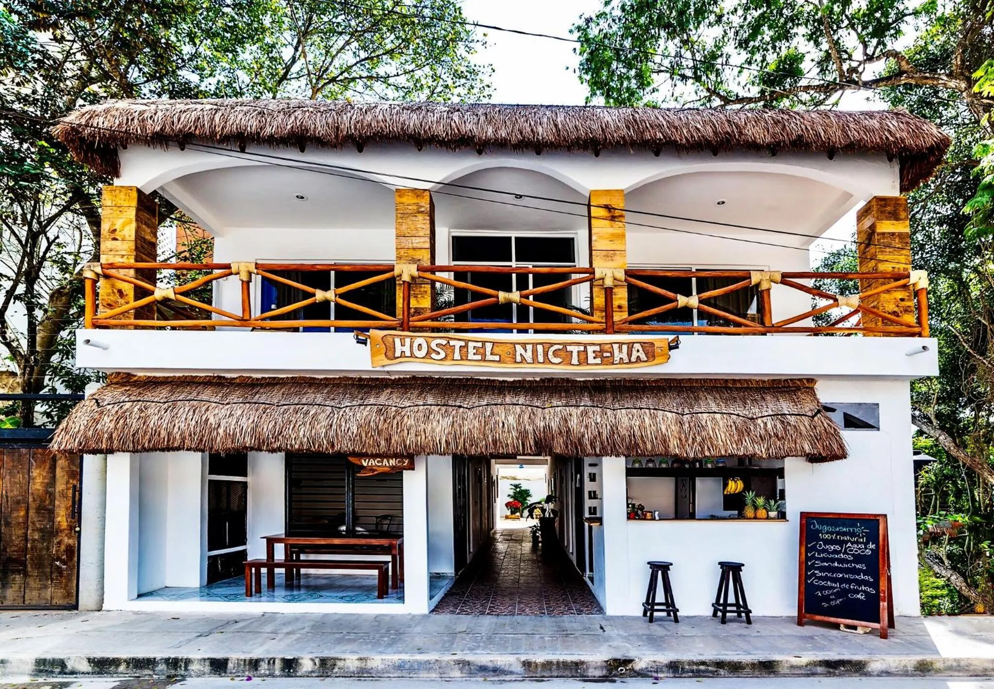 Facade/entrance in Hotel Nicte Ha Tulum