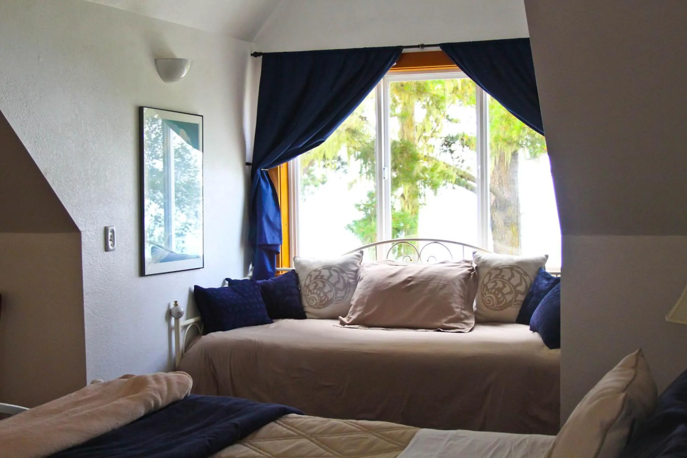Bed in Lost Whale Inn