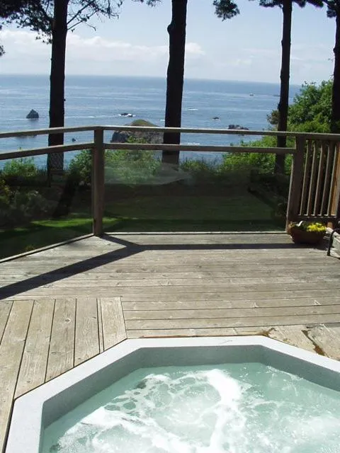 Hot Tub in Lost Whale Inn
