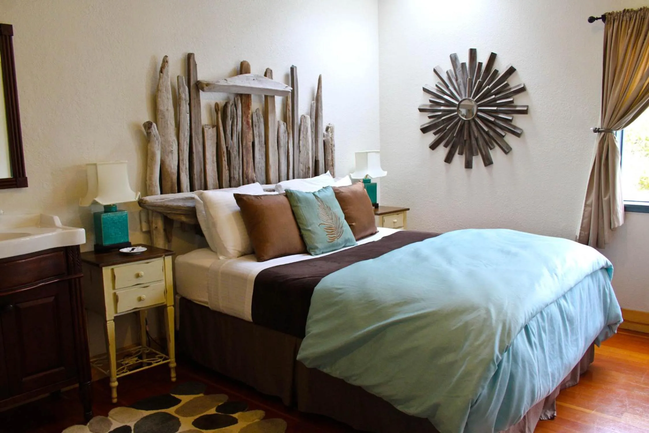Bed in Lost Whale Inn