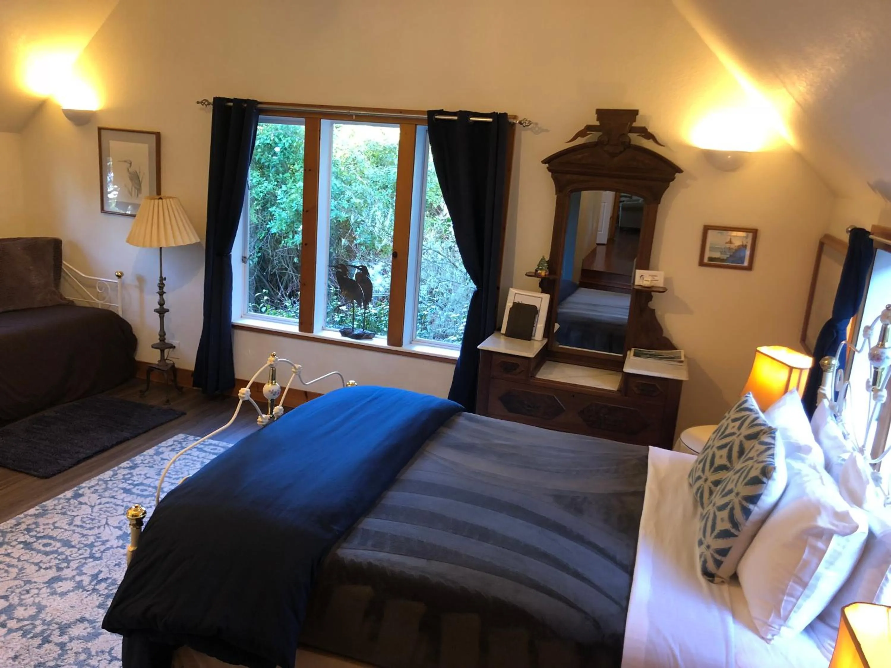 Bed in Lost Whale Inn