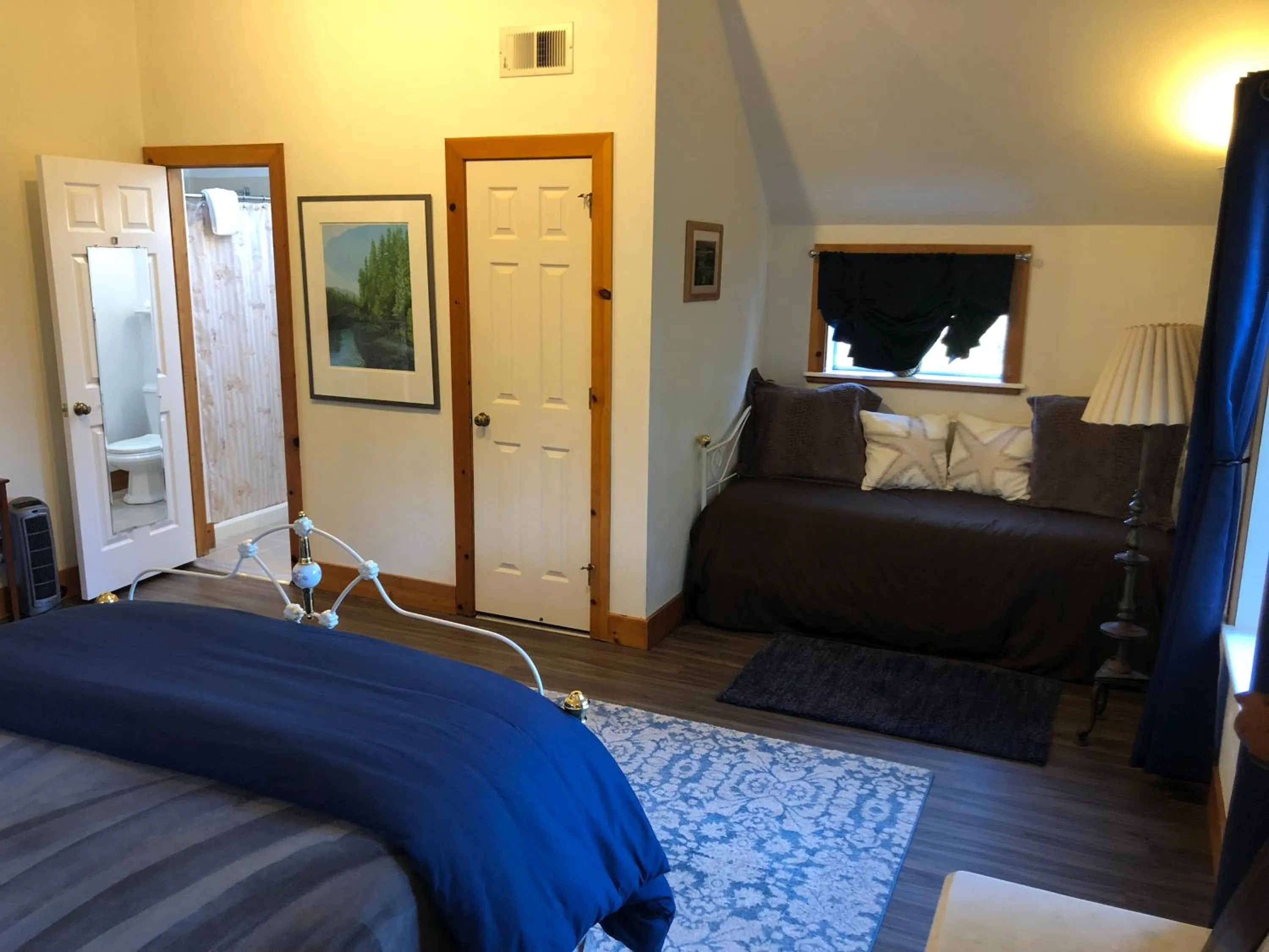 Bed in Lost Whale Inn