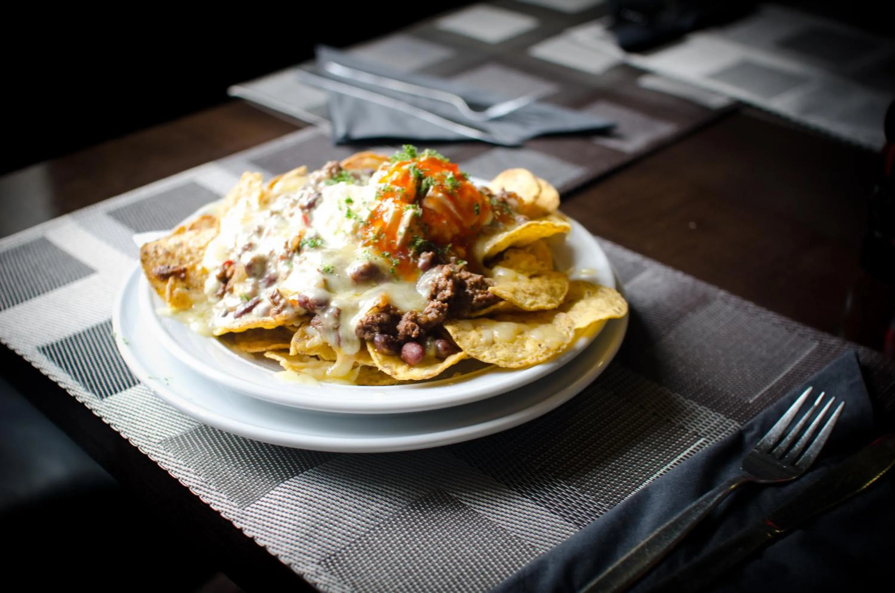 Food close-up in Racecourse Hotel and Motor Lodge