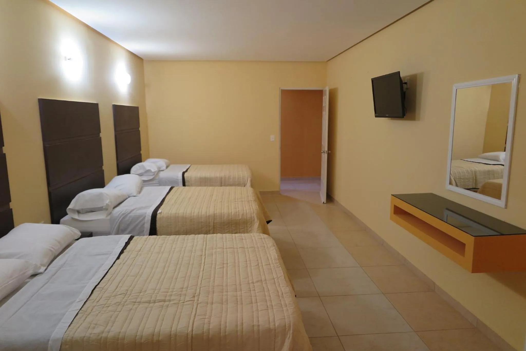 Bed in Hotel Bonaday