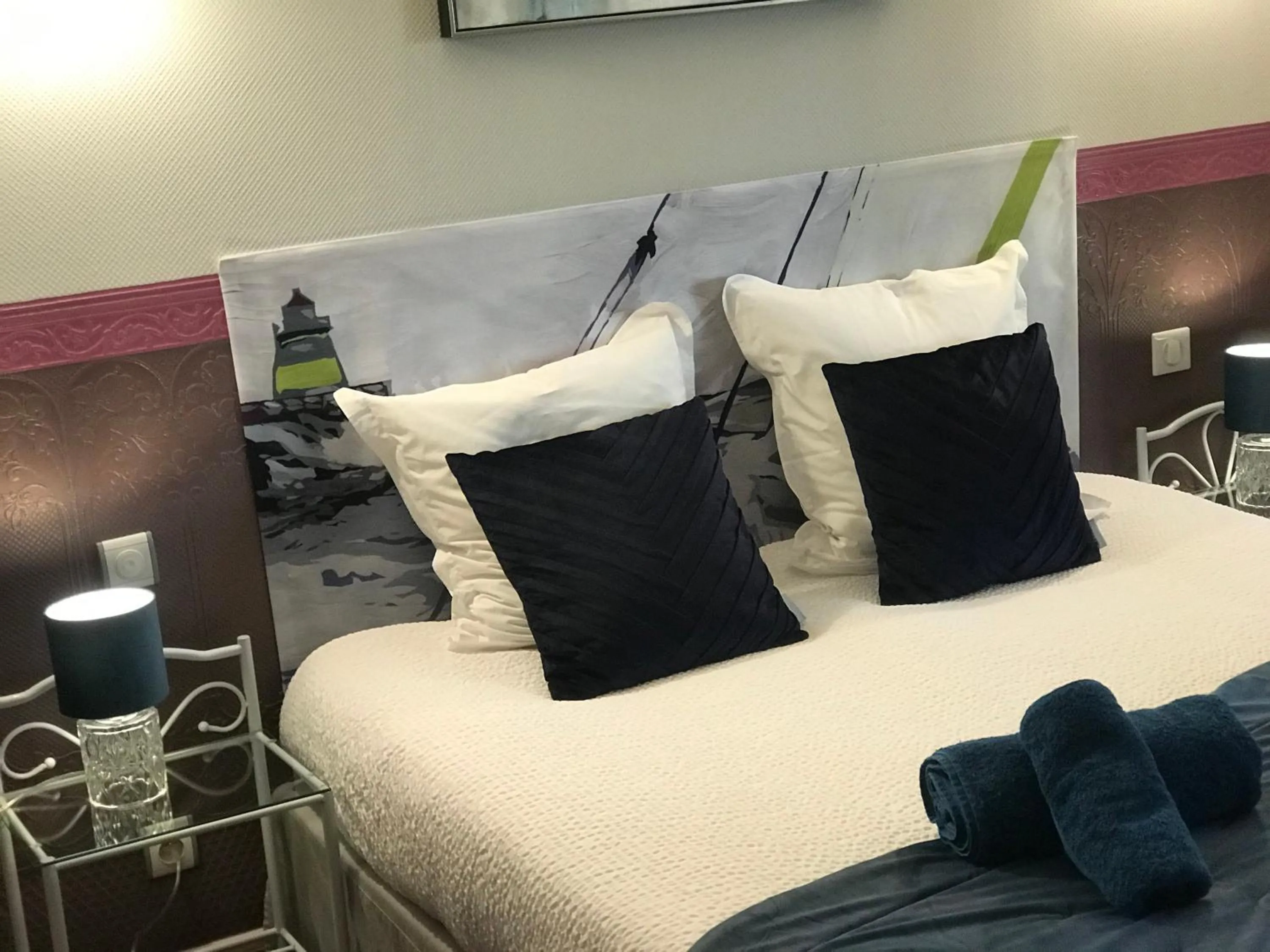 Bed in Relais Vosgien - Hôtel Restaurant "la Table de Sophia"