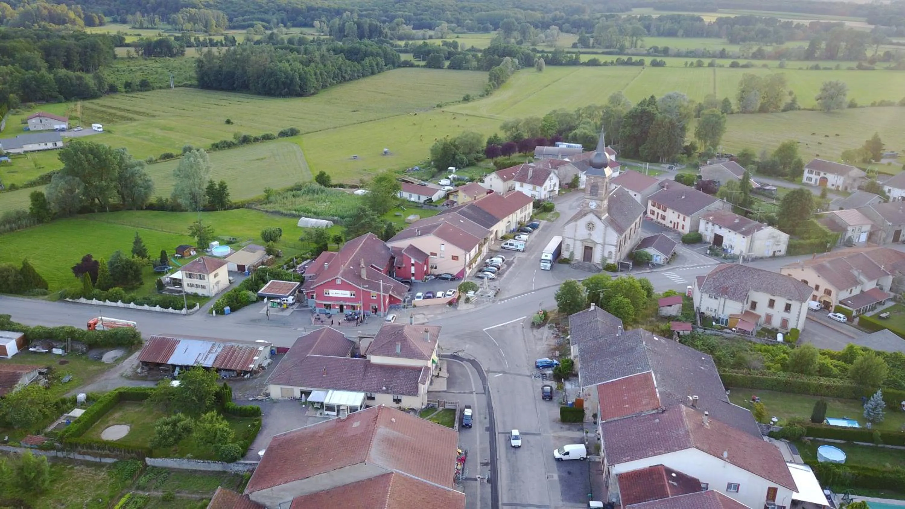 Bird's eye view in Relais Vosgien - Hôtel Restaurant "la Table de Sophia"
