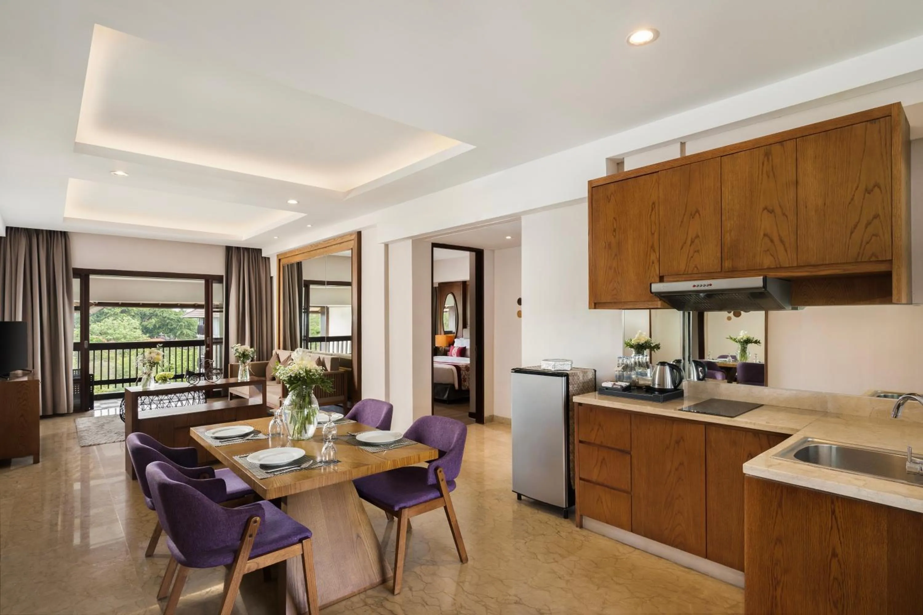 Kitchen or kitchenette in Royal Tulip Springhill Resort Jimbaran