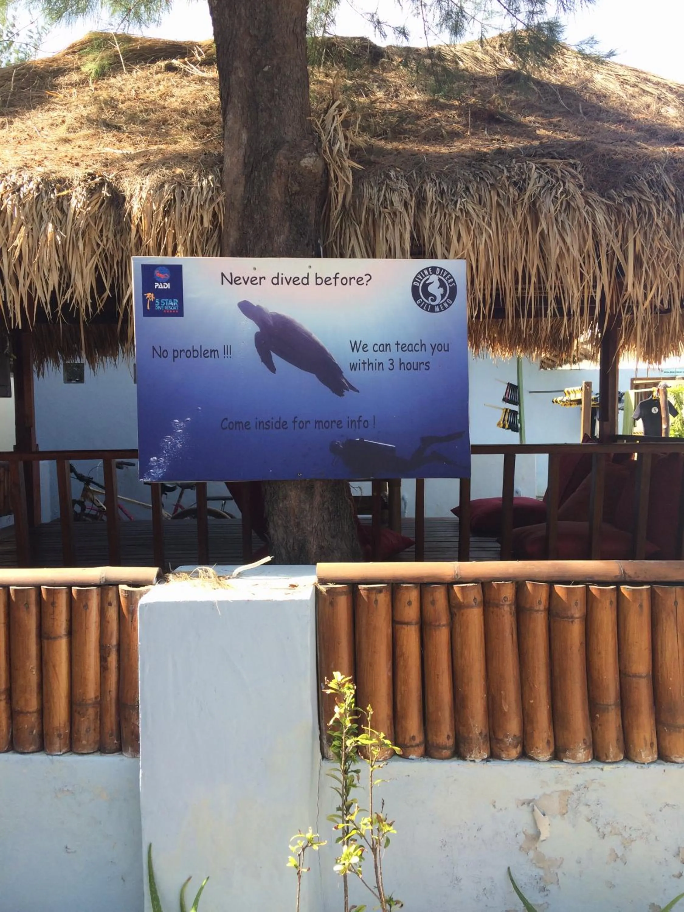 Off site in Gili Beach