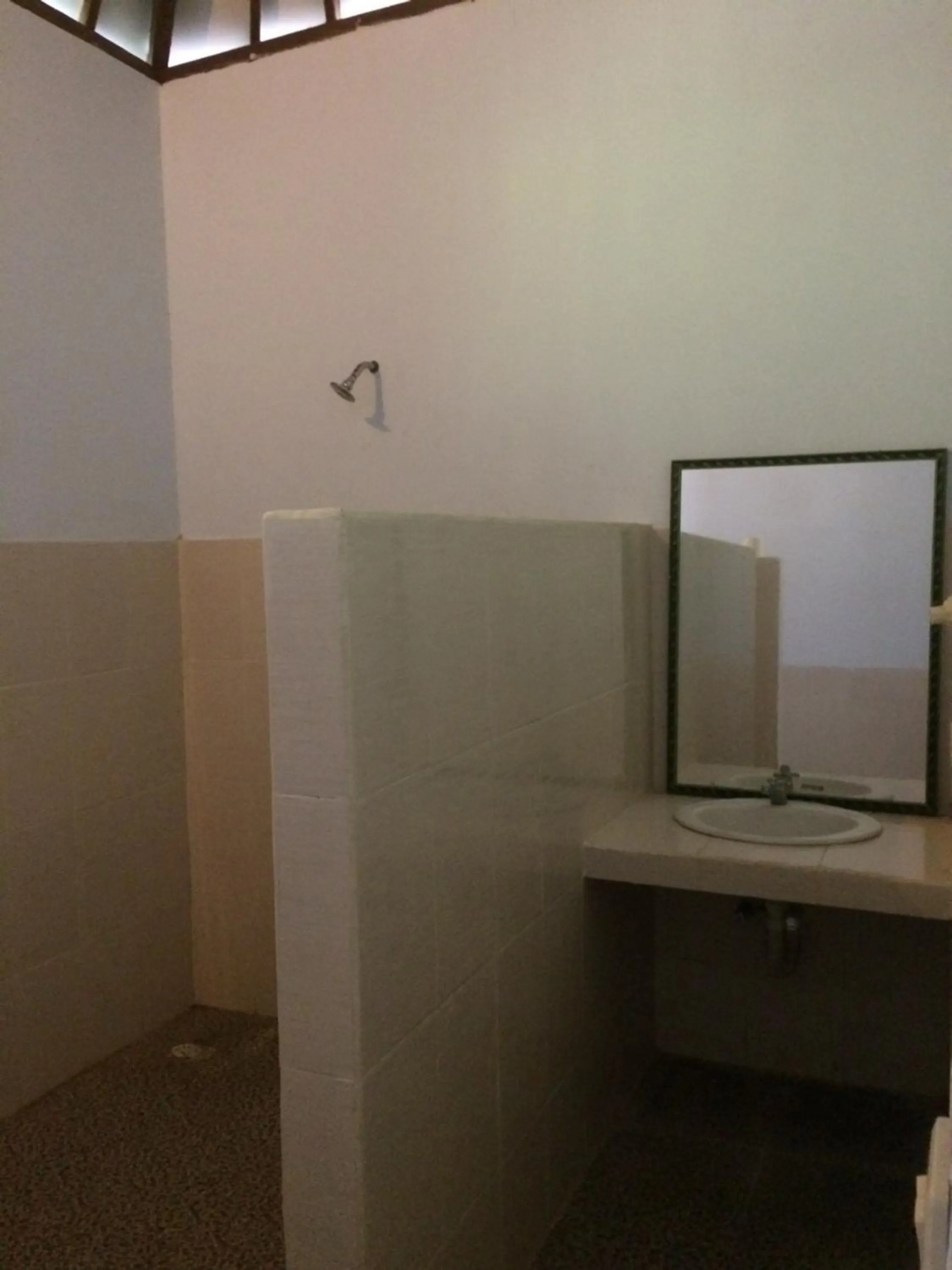 Shower in Gili Beach