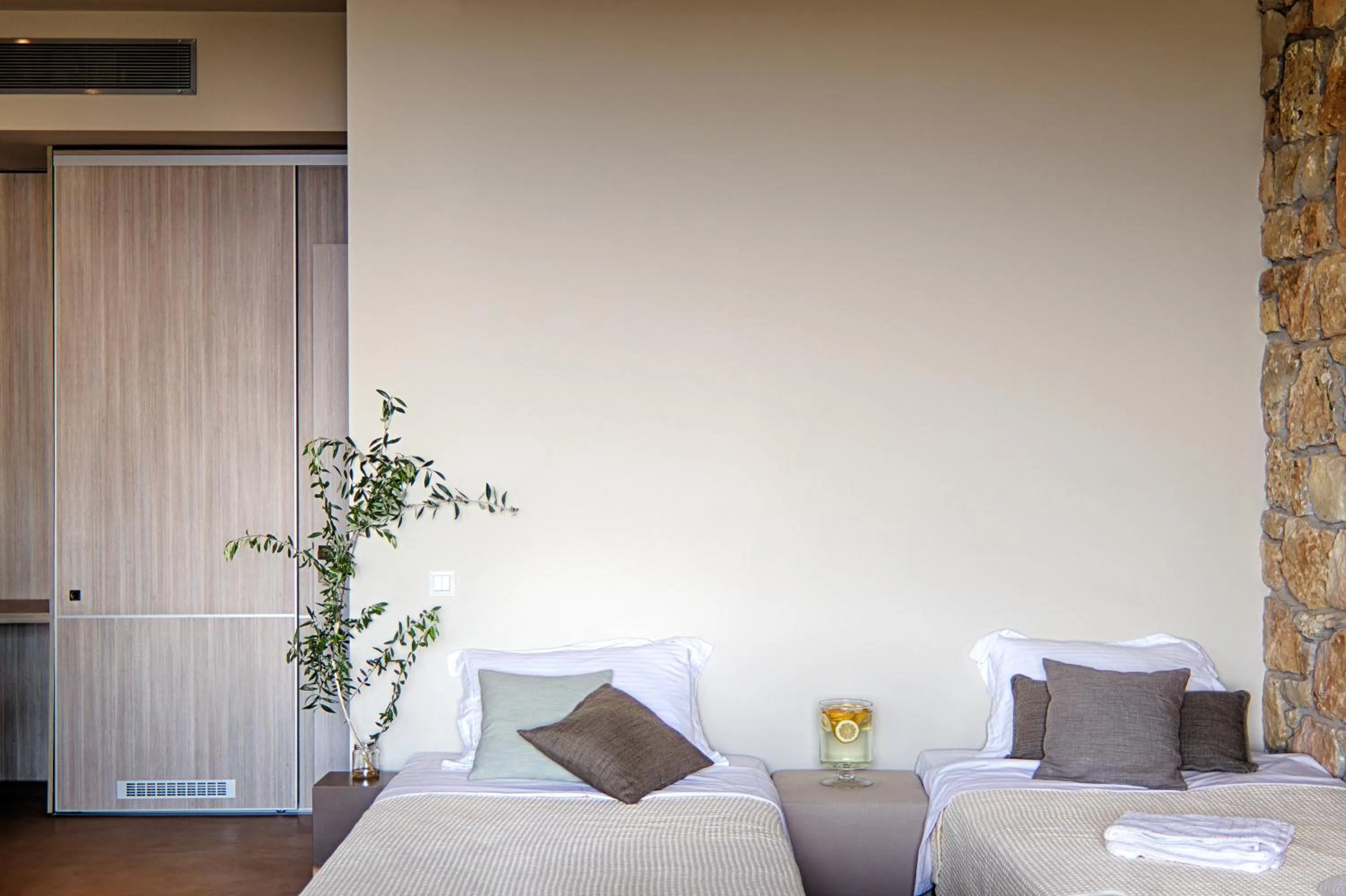 Bed in Euphoria Suites