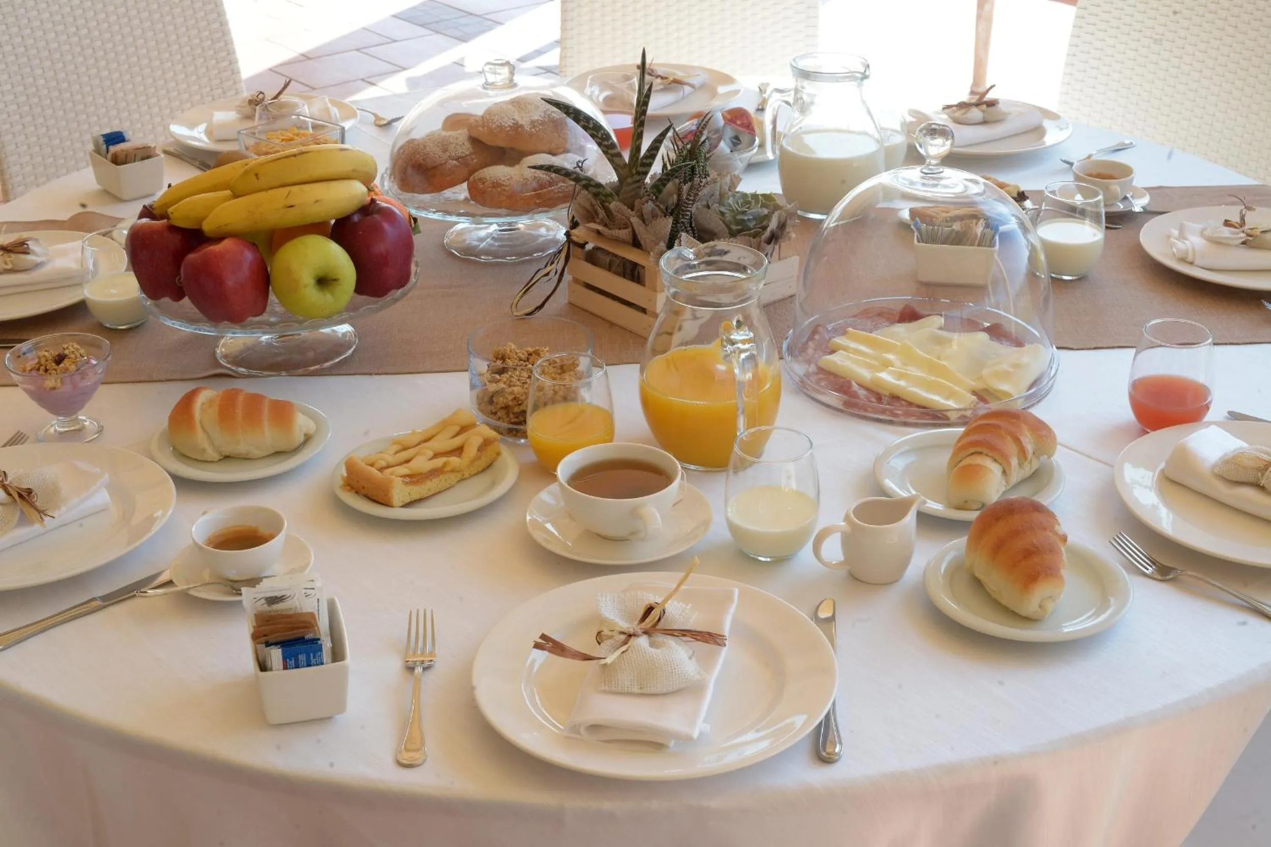Italian breakfast in Eliceto Resort & SPA