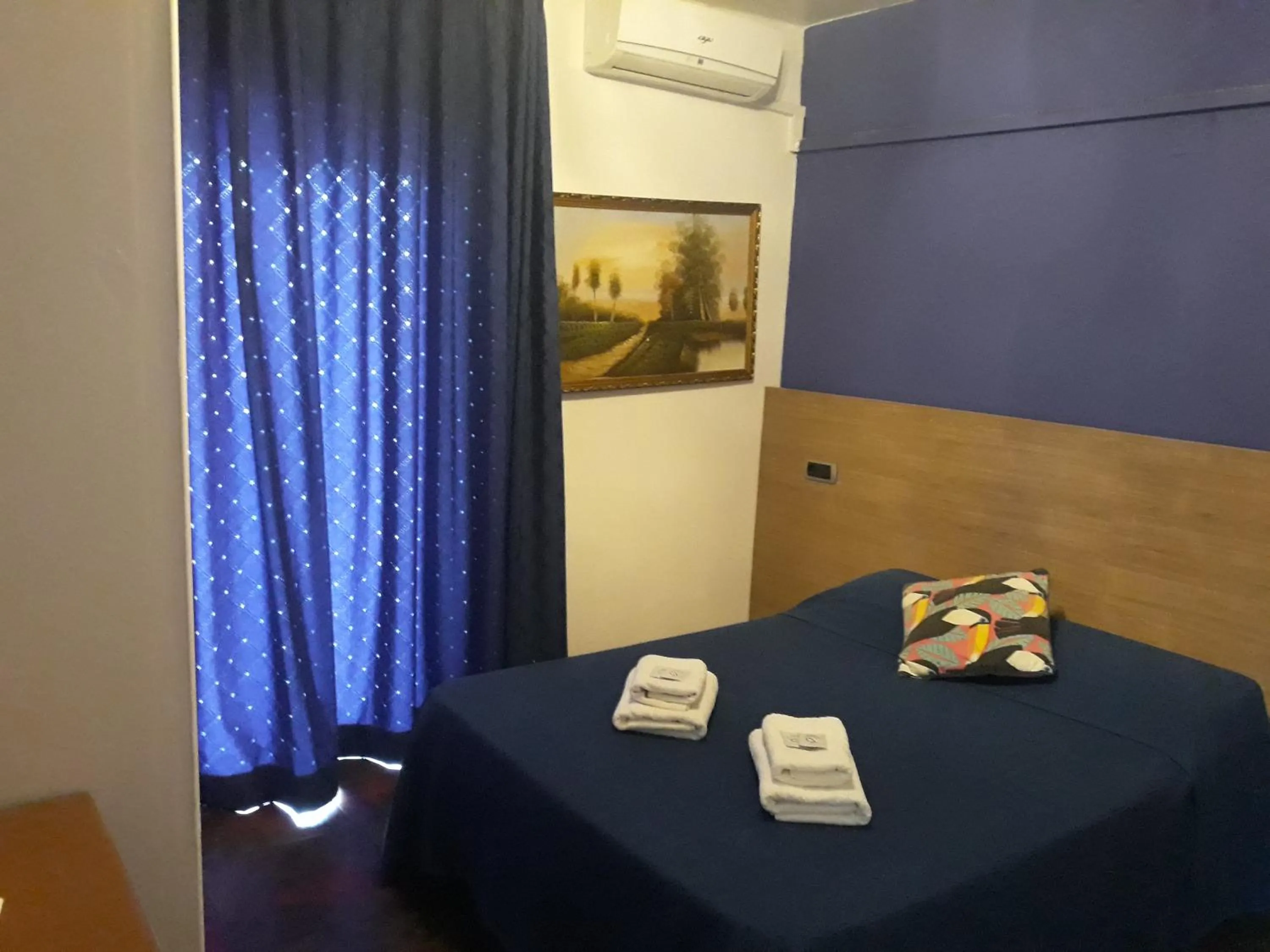 Bed in Hostal Can Salvado