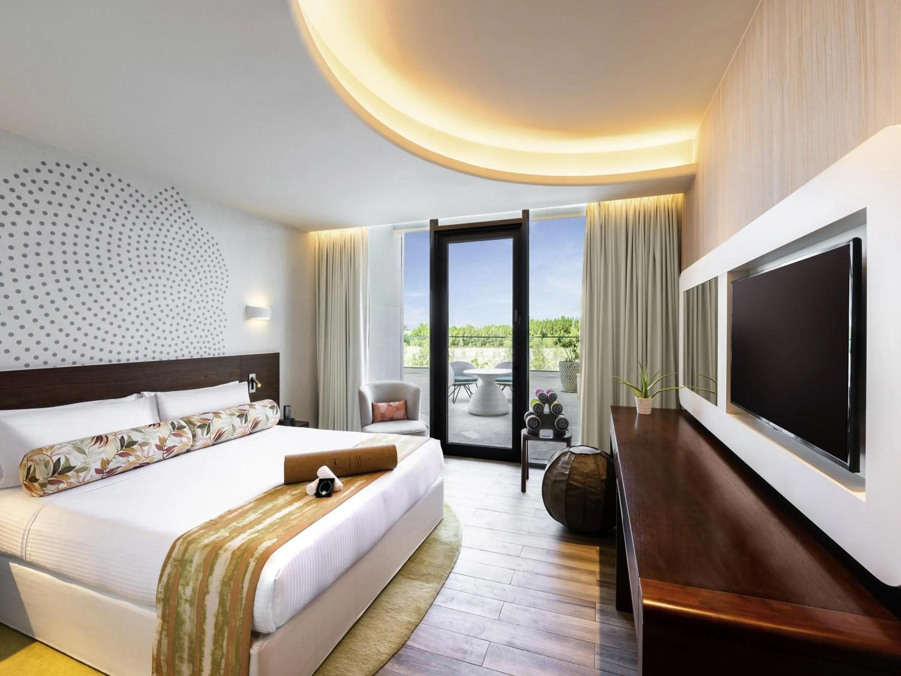 Bedroom, Bed in The Retreat Palm Dubai MGallery by Sofitel