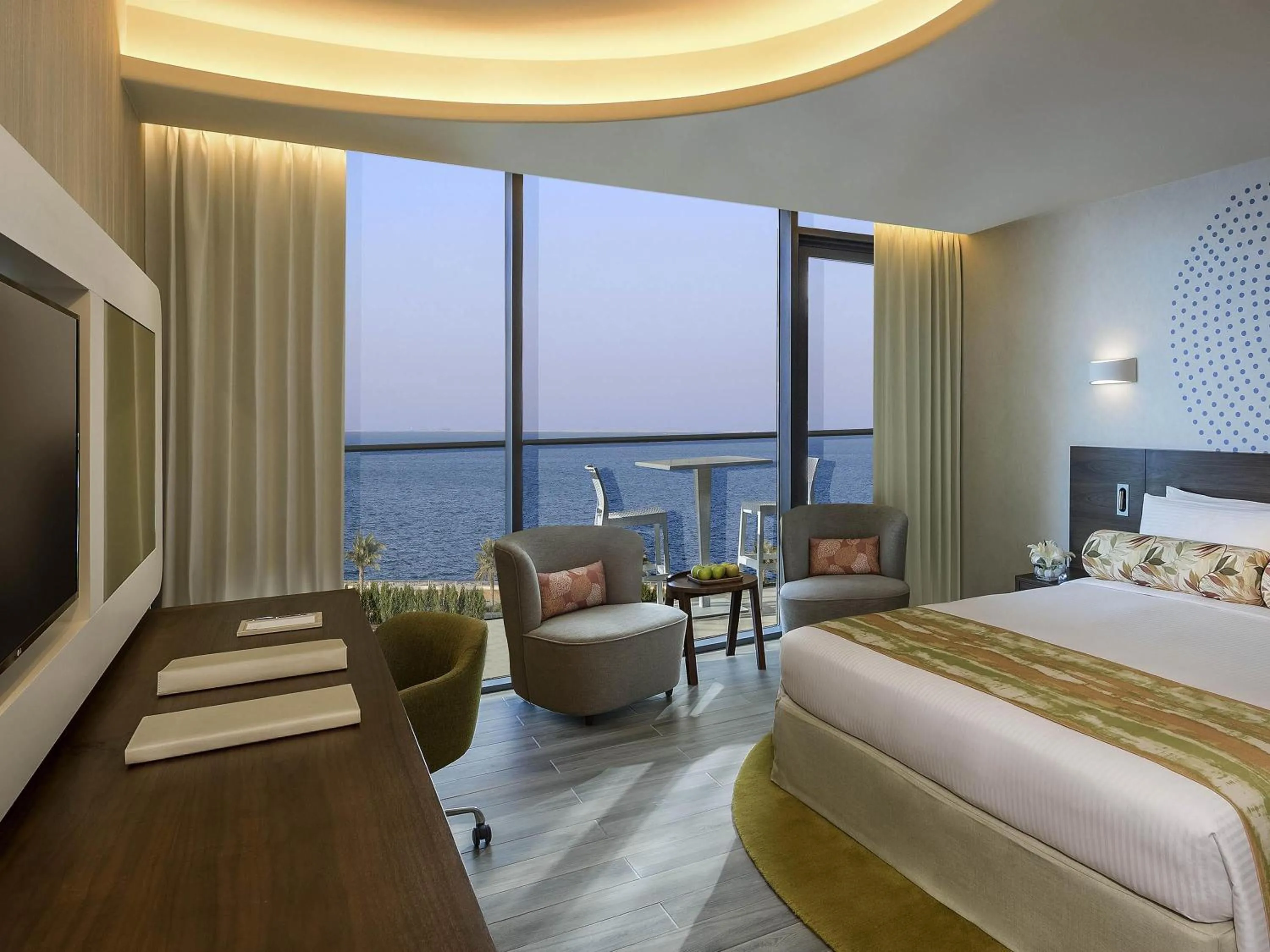 Bedroom, Bed in The Retreat Palm Dubai MGallery by Sofitel