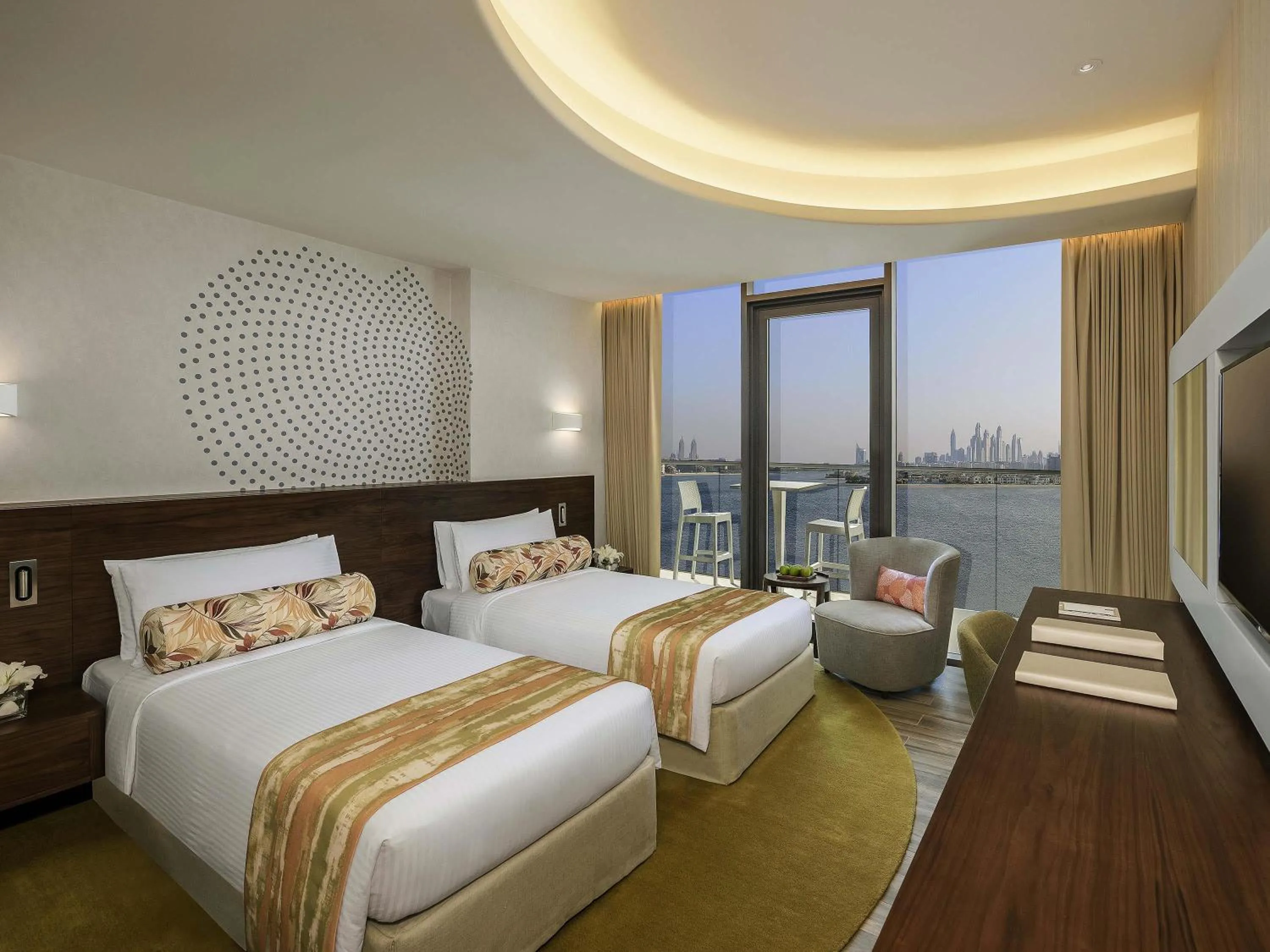 Bedroom, Bed in The Retreat Palm Dubai MGallery by Sofitel