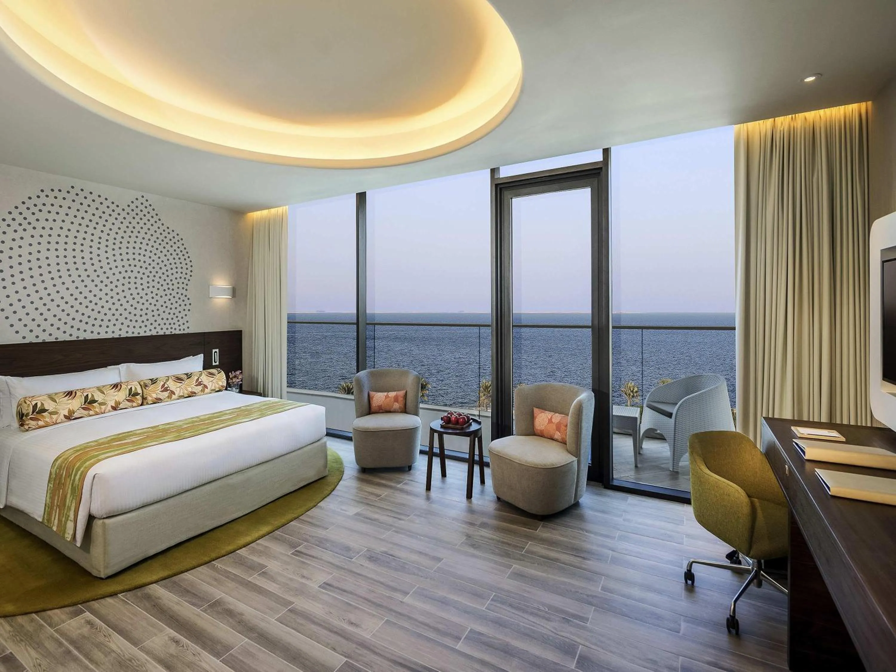 Bedroom, Bed in The Retreat Palm Dubai MGallery by Sofitel