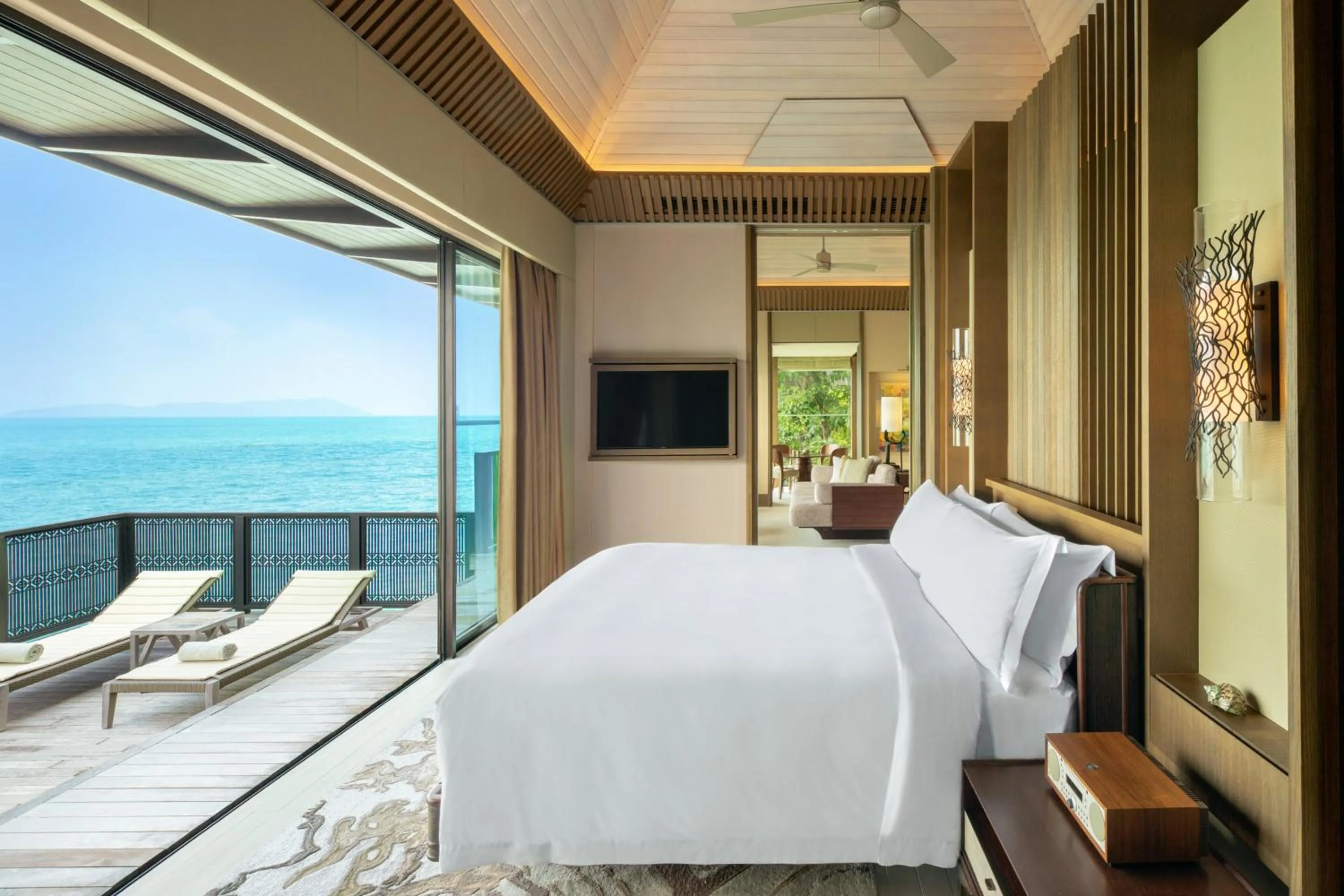 Bed in The Ritz-Carlton, Langkawi