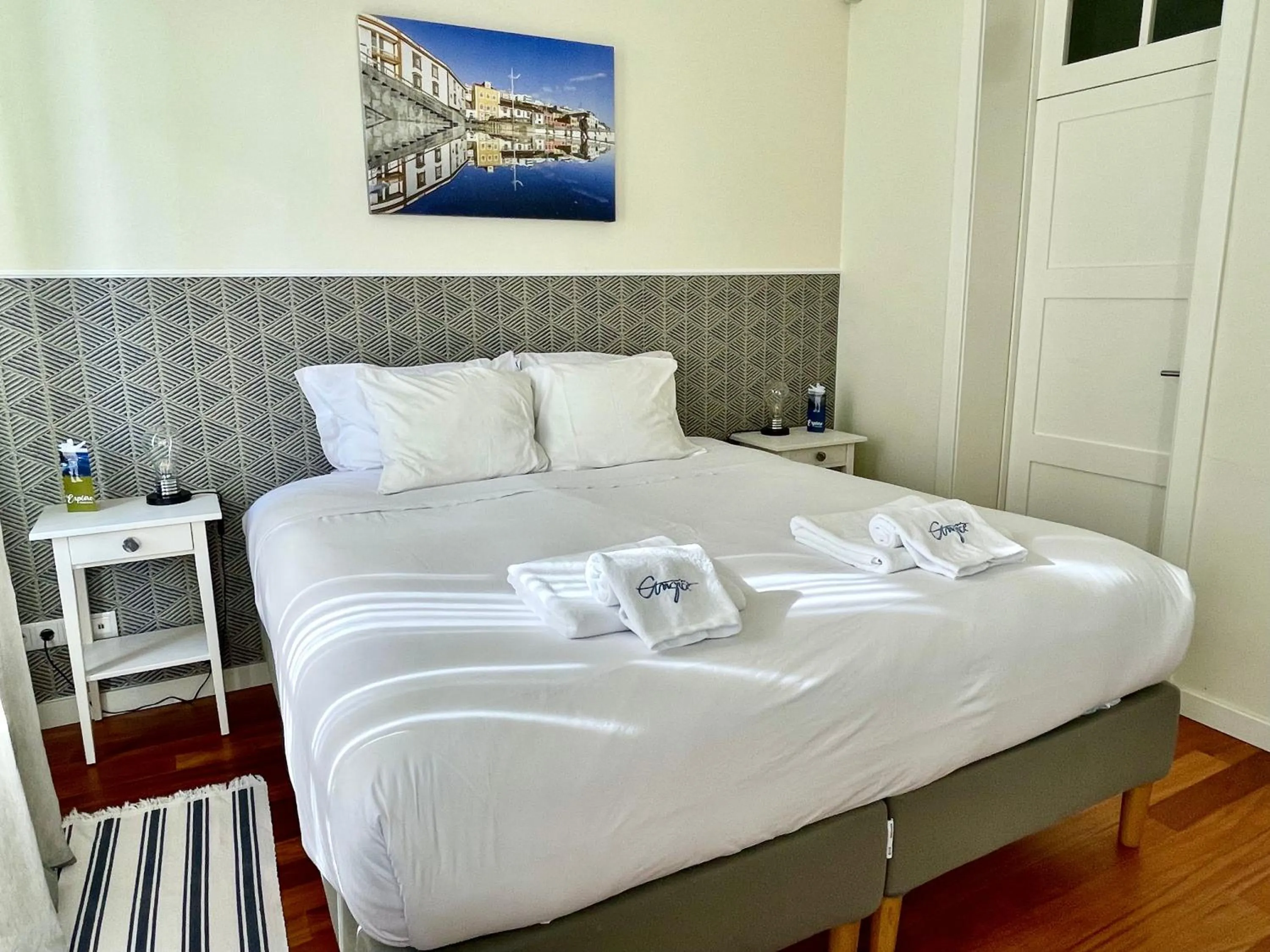 Bed in My Angra Charming House