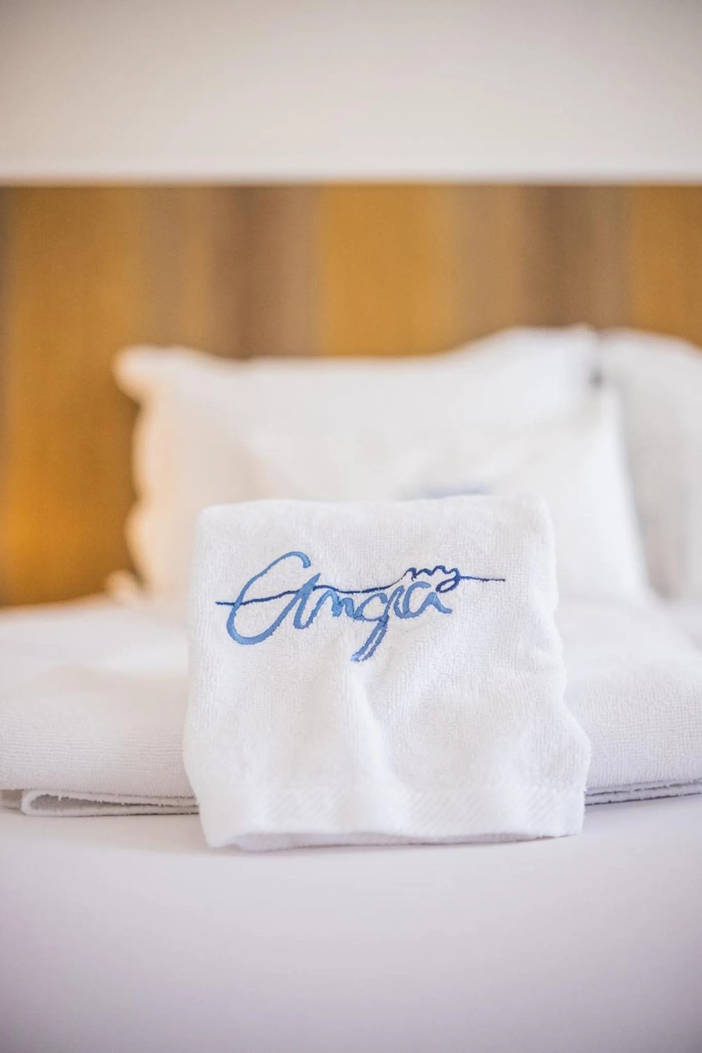 towels, Bed in My Angra Charming House