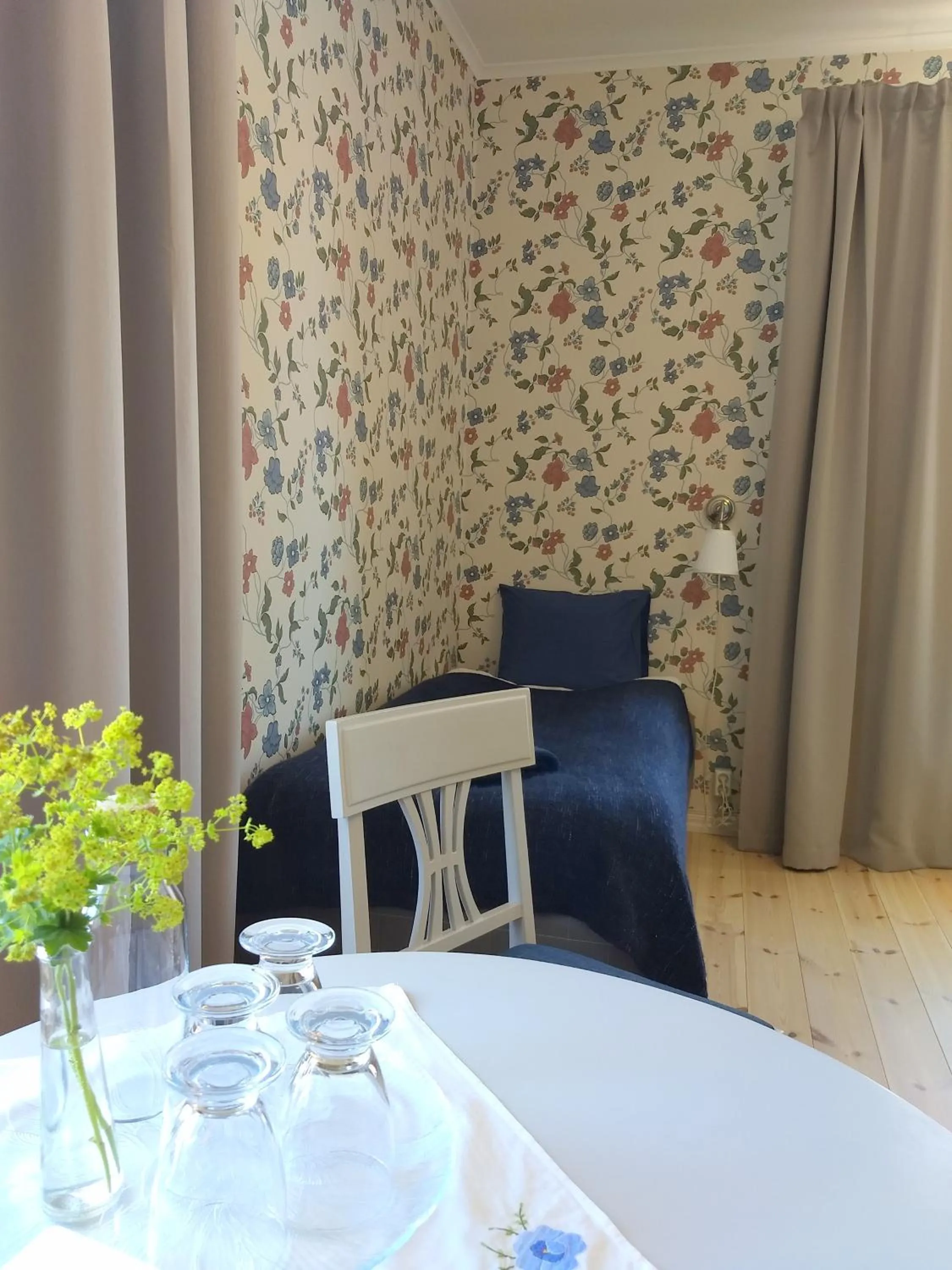 Bed in Polhem Bed & Breakfast