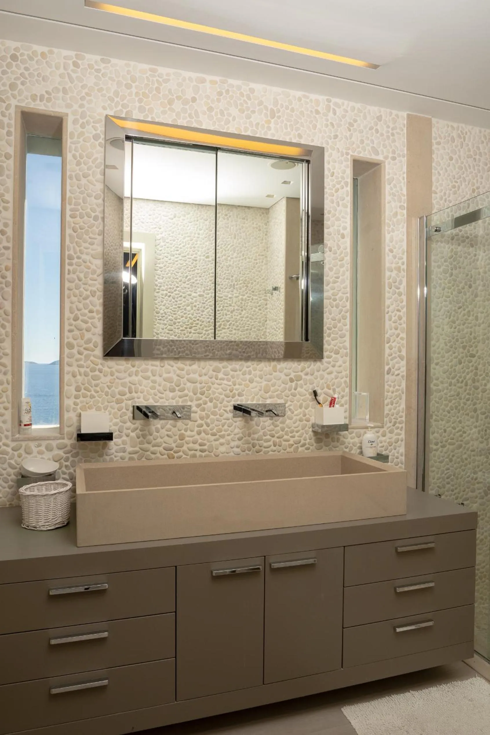 Shower in Sirene Blue Luxury Beach Resort