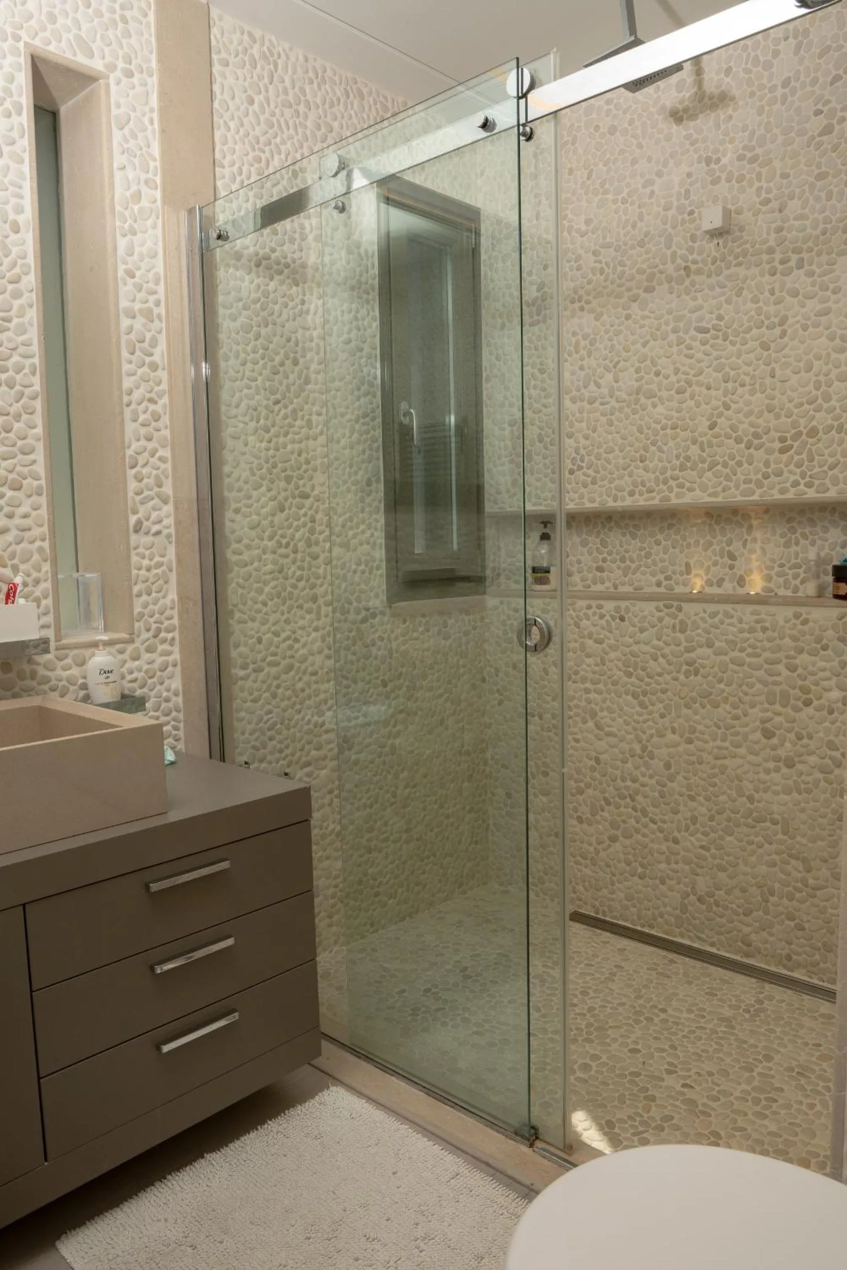 Shower in Sirene Blue Luxury Beach Resort