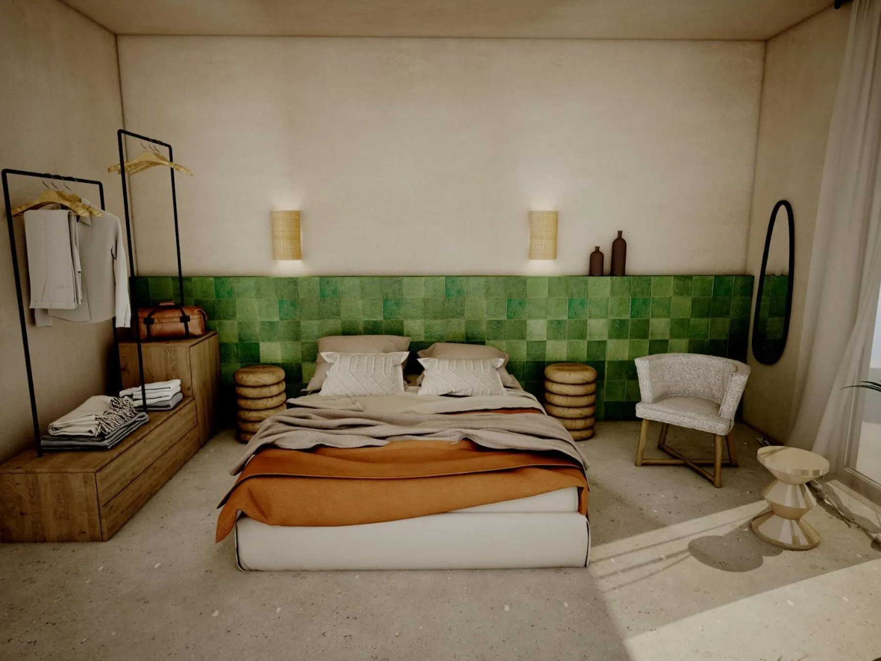 Bedroom, Bed in Sirene Blue Luxury Beach Resort