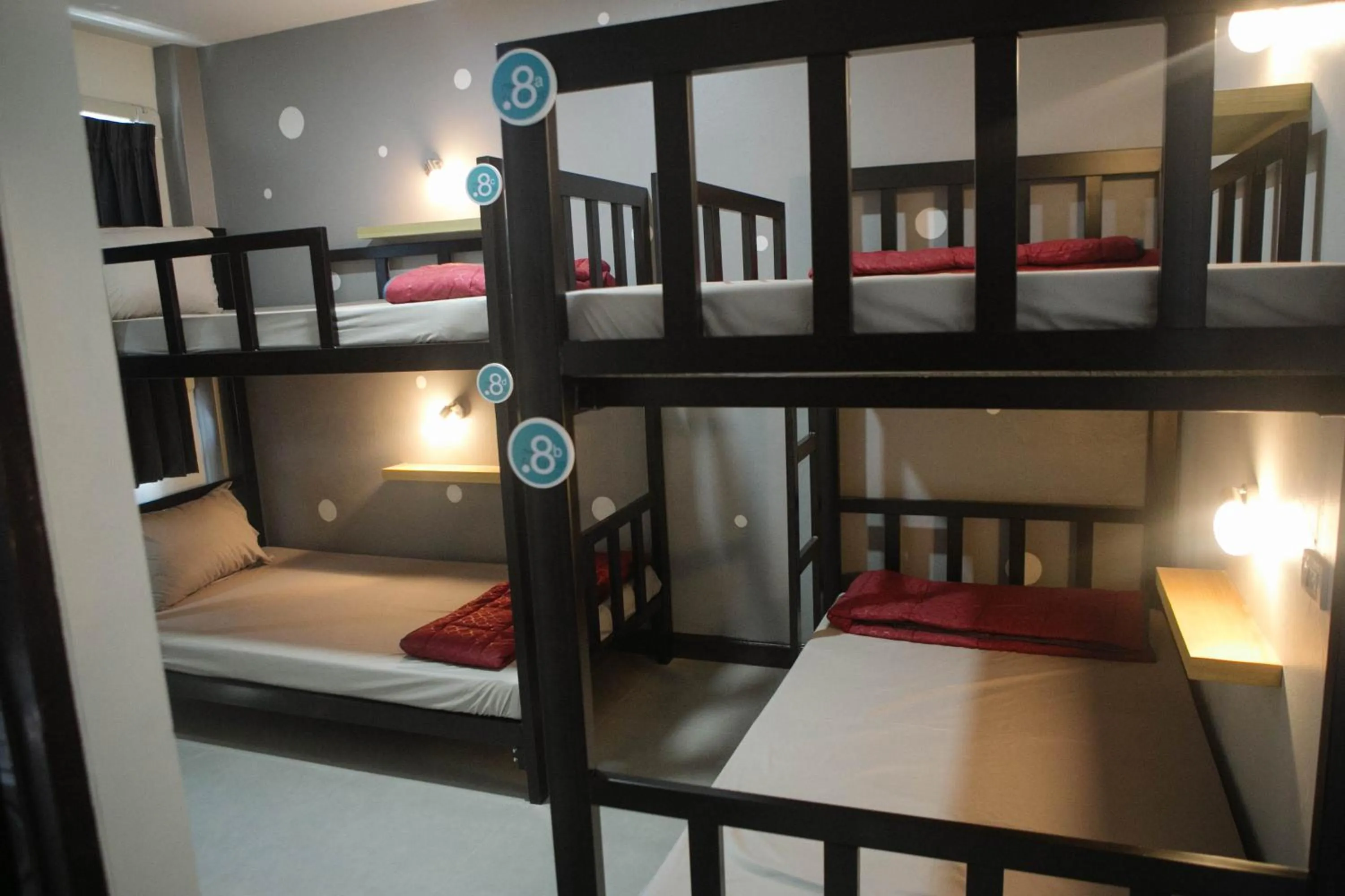 bunk bed, Bed in Full stop. Hostel Chiang Mai