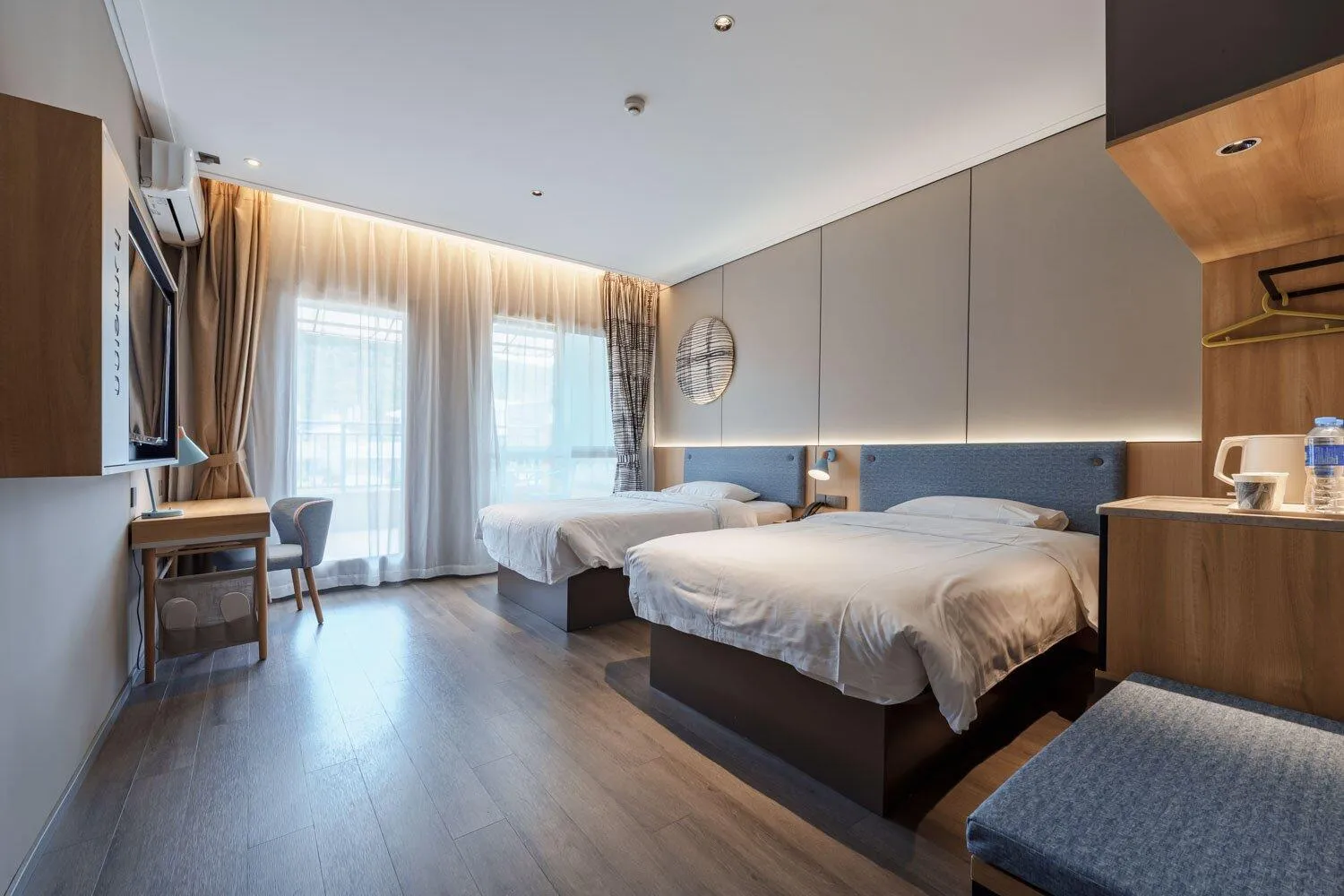 Bed in Home Inn Zhangjiajie Tianmen Mountain Branch