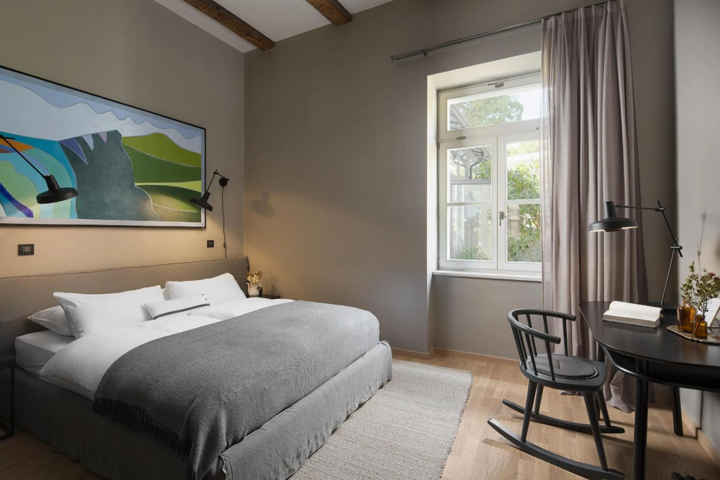 Bed in Almayer Art & Heritage Adults Only Hotel and Dépendance rooms