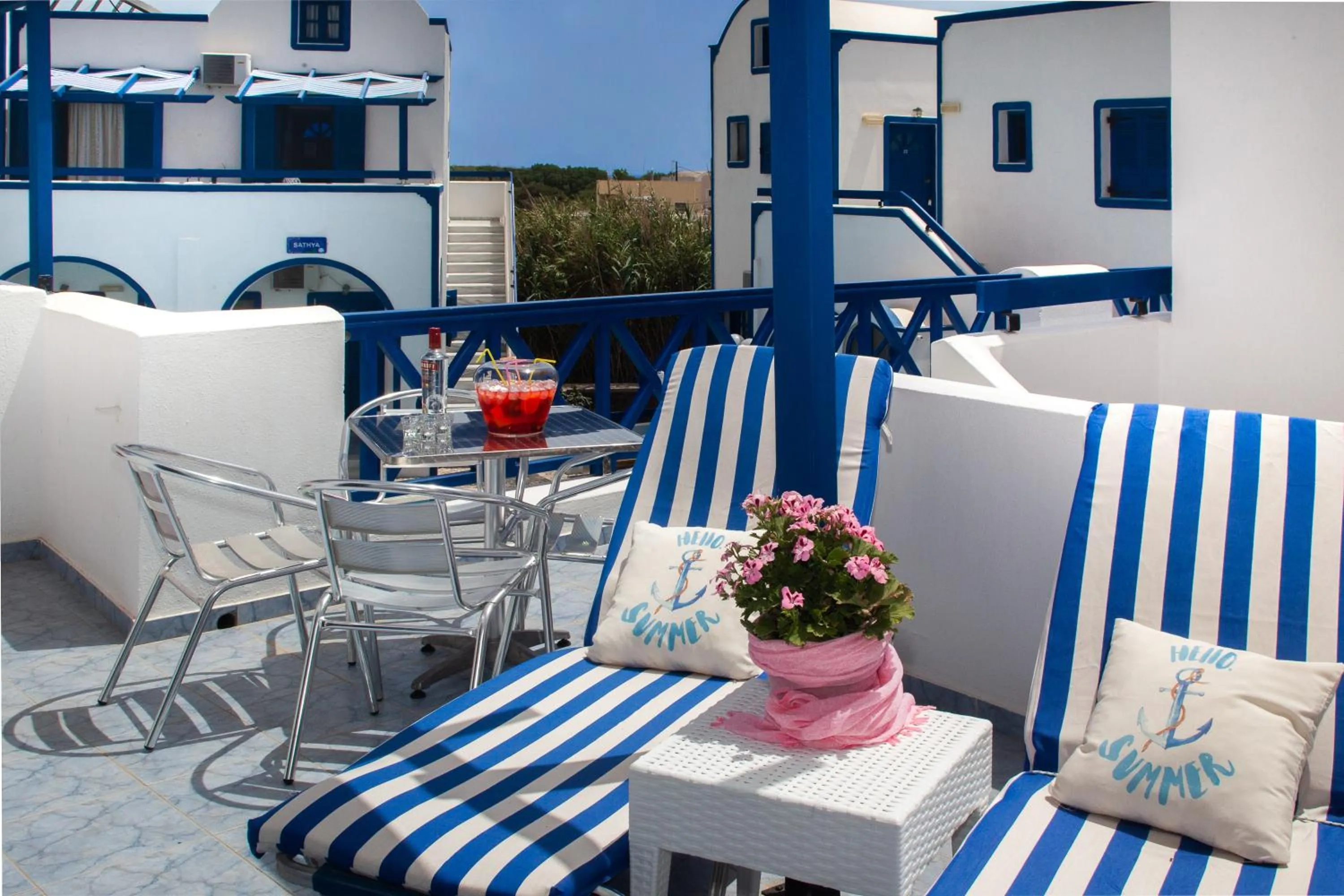 Balcony/Terrace in Roula Villa Studios & Apartments