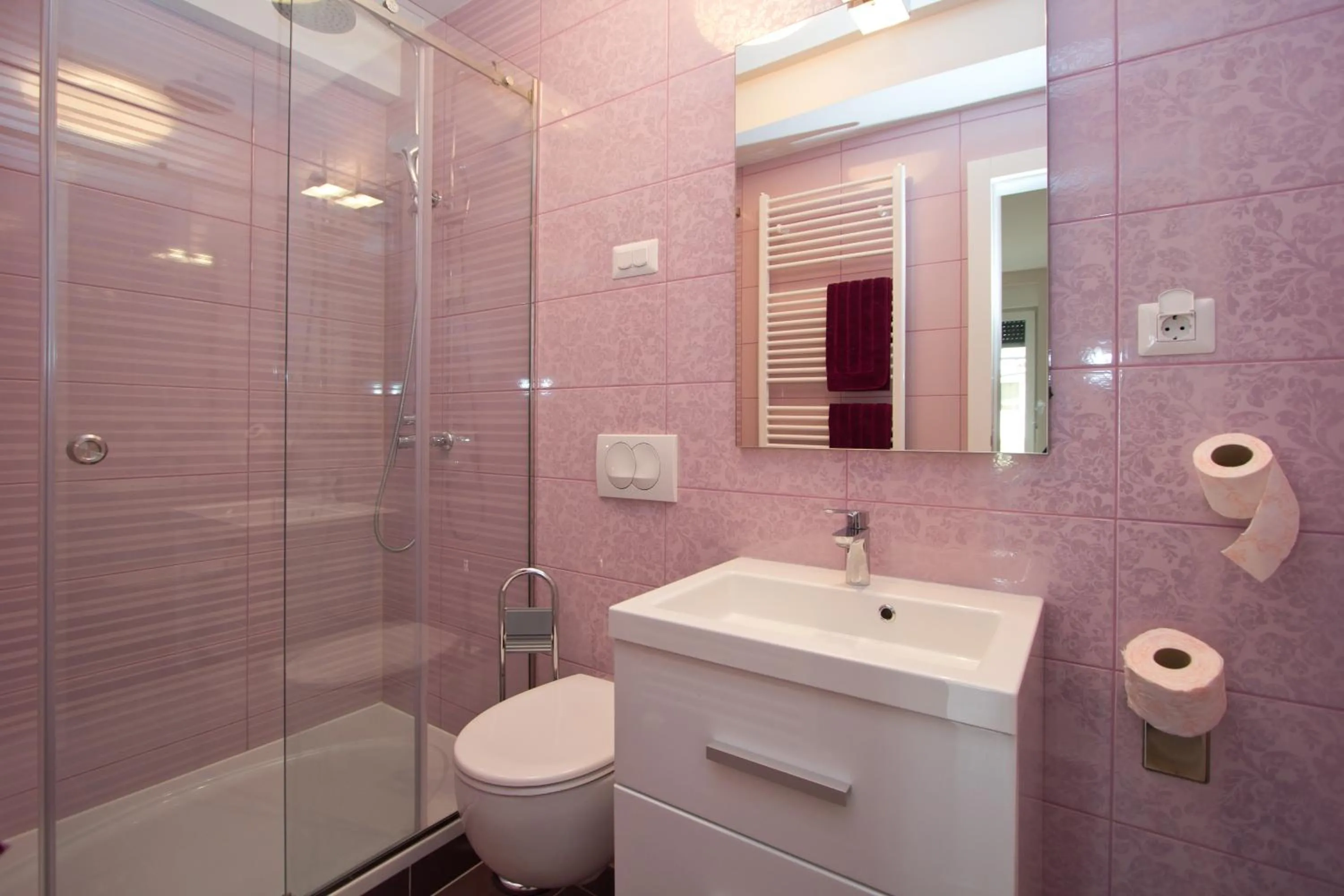 Bathroom in Apartments Adria