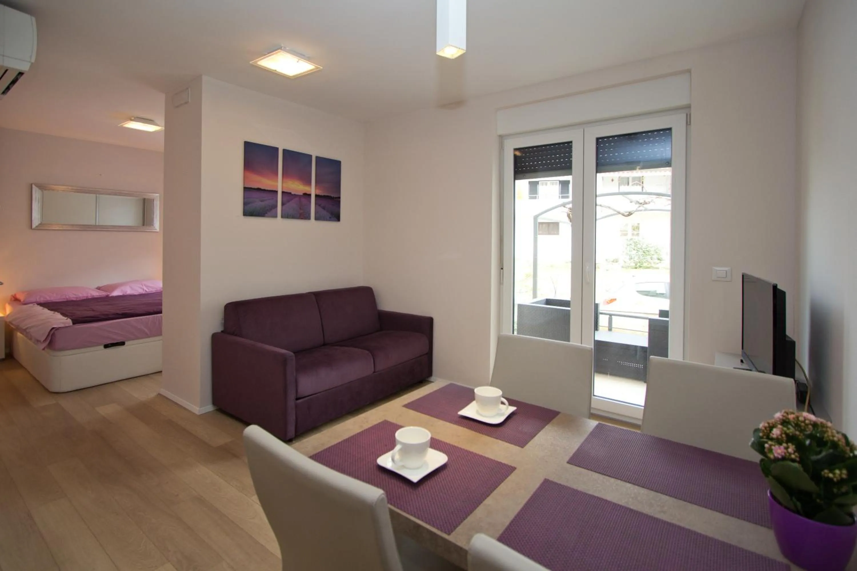 Living room in Apartments Adria