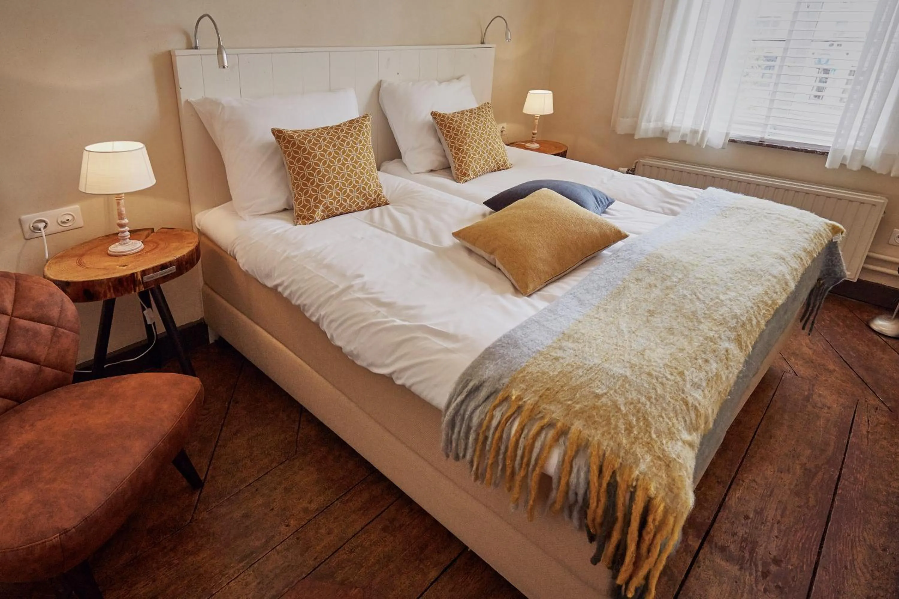 Bed in Herberg de Zwarte Ruiter