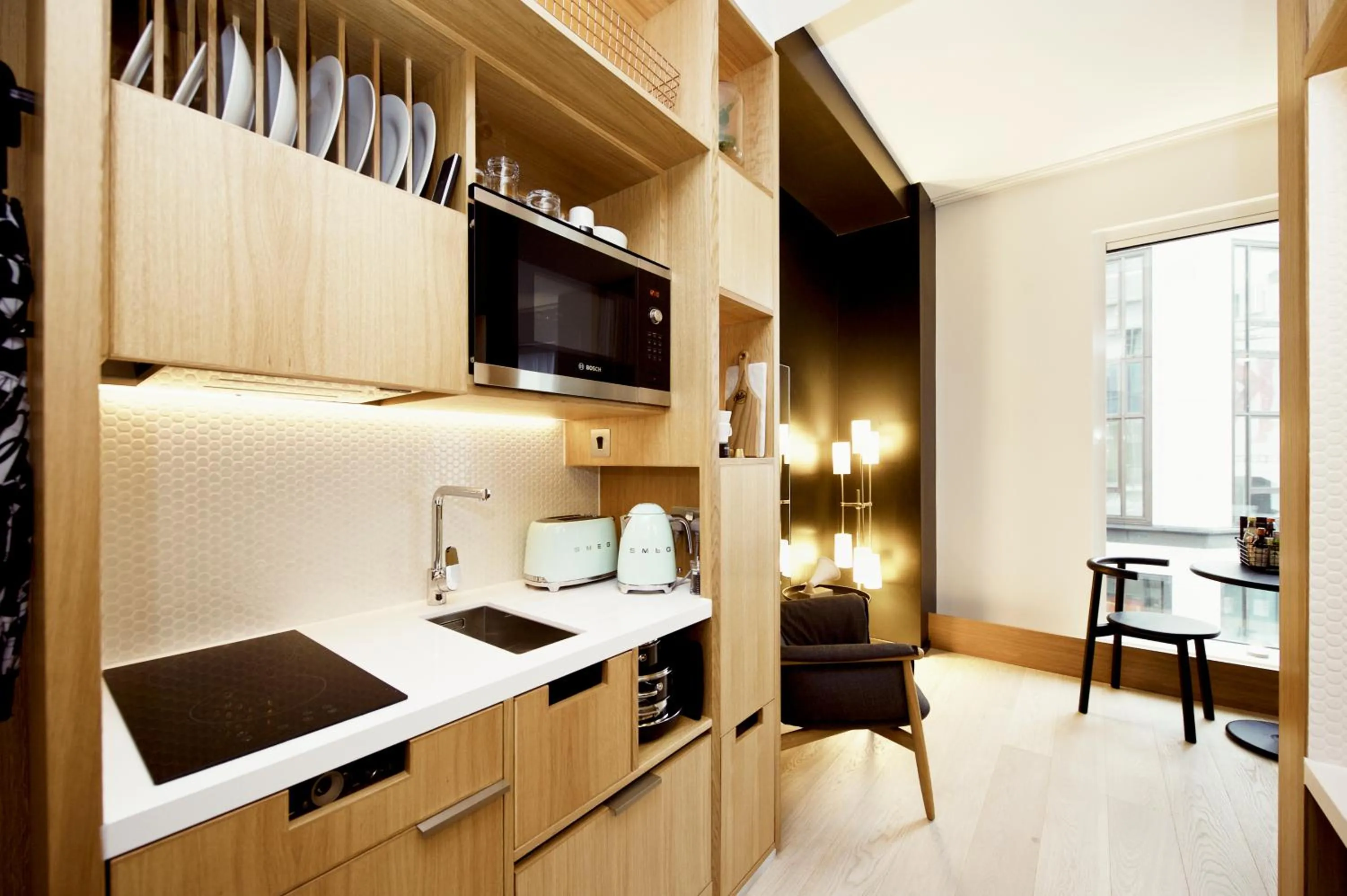 Kitchen or kitchenette in Wilde Aparthotels London Covent Garden