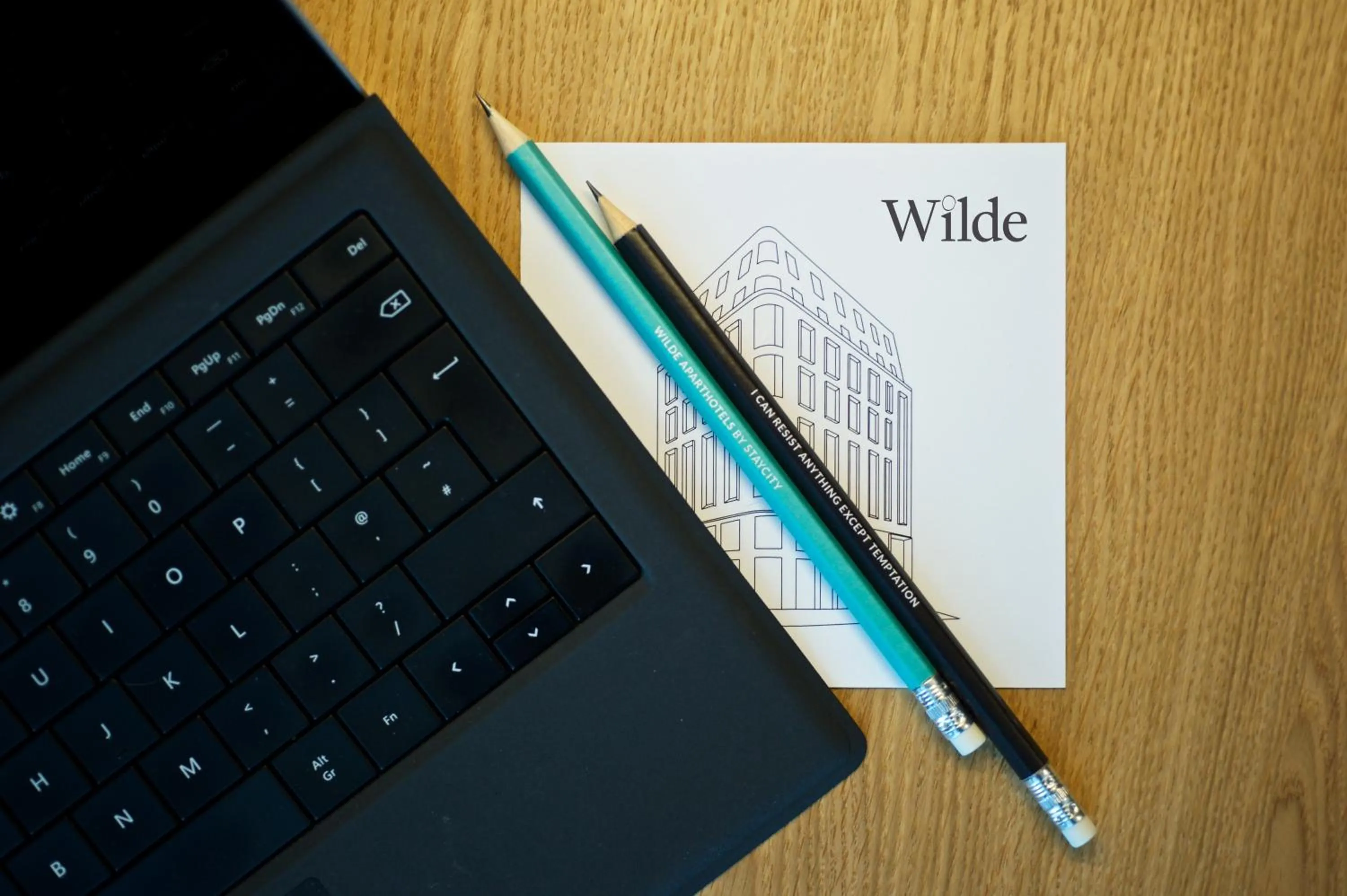 Text overlay in Wilde Aparthotels London Covent Garden