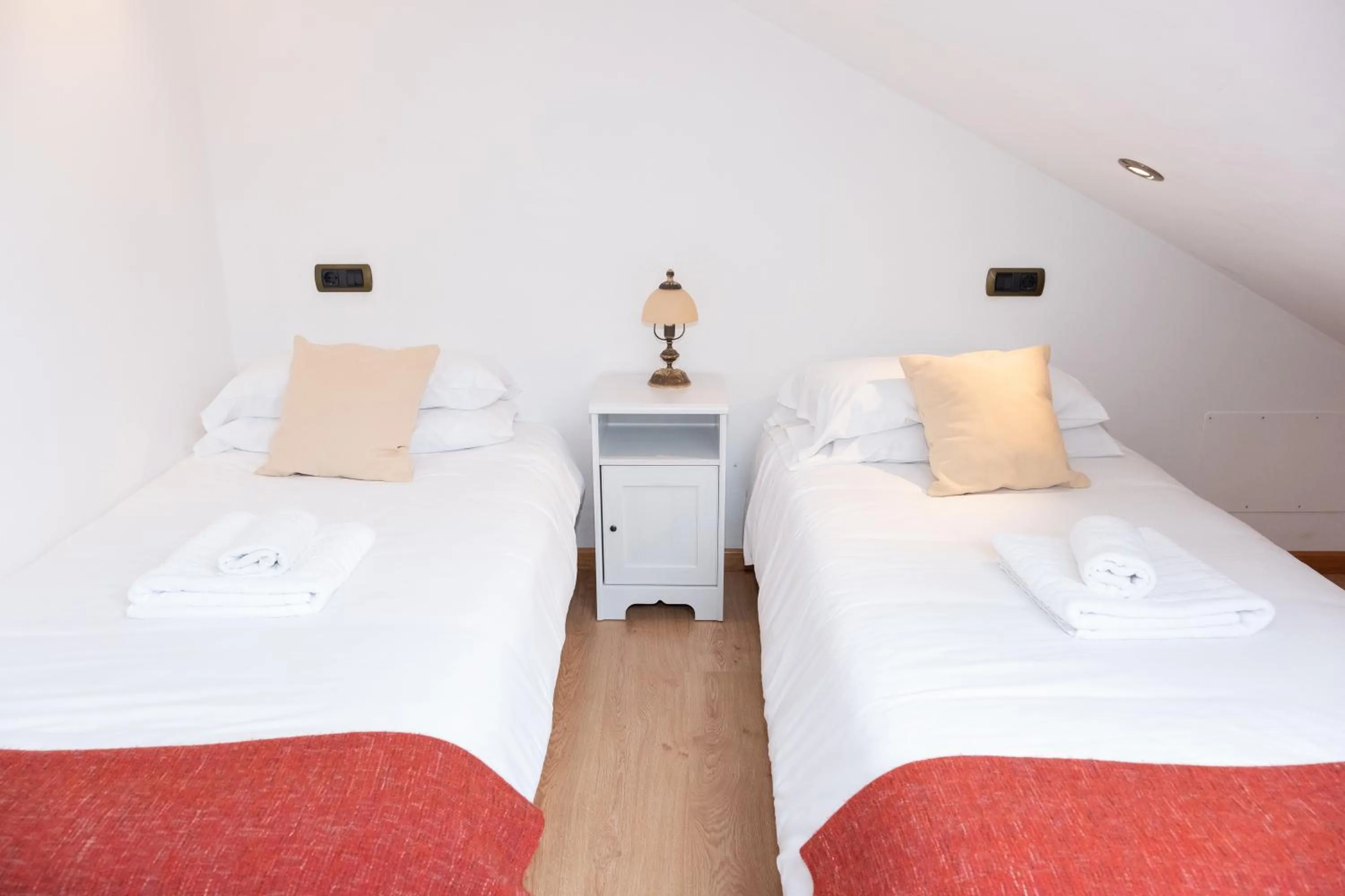 Bed in Apartamentos O Almacen