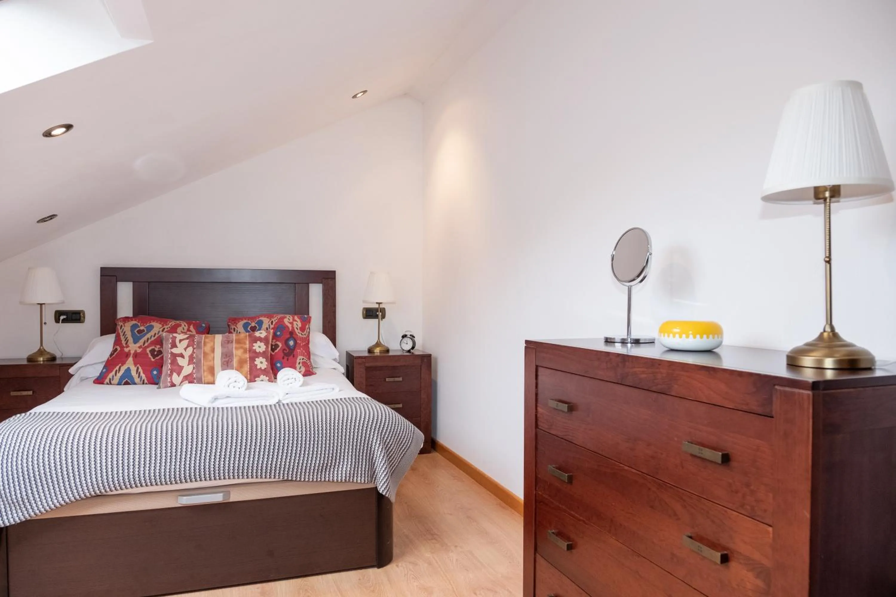 Bed in Apartamentos O Almacen