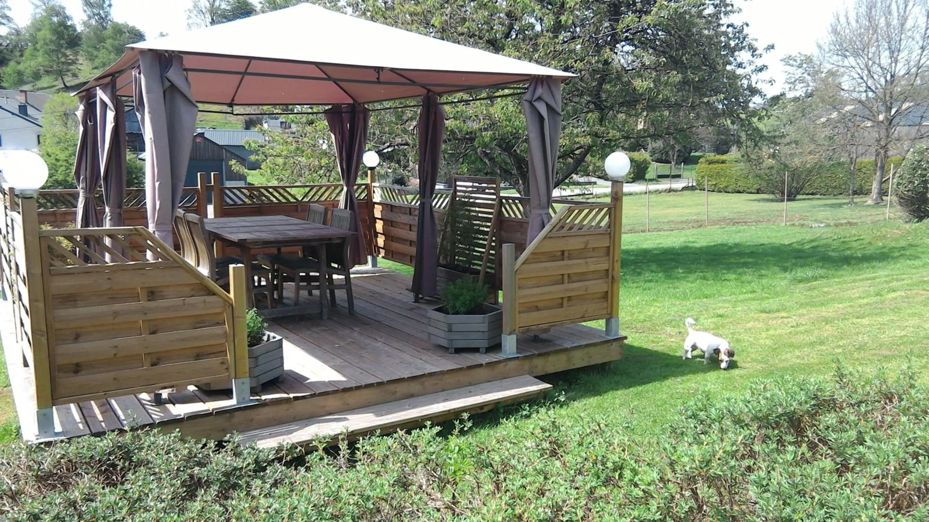 Balcony/Terrace in B&B Le Courtil