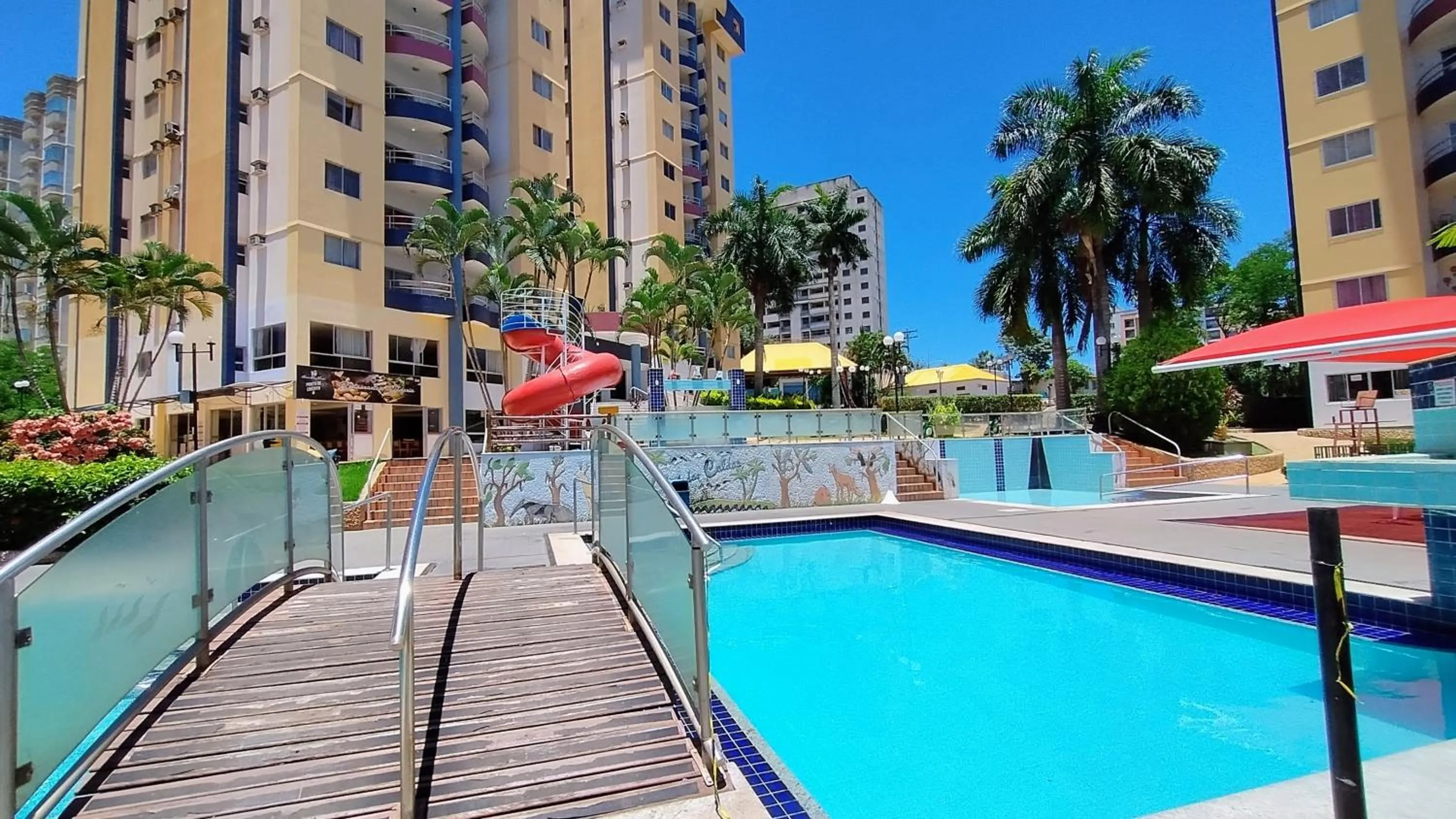 Swimming pool in Sol das Caldas Caldas Novas - ACHEI FERIAS - Com Roupa de Cama