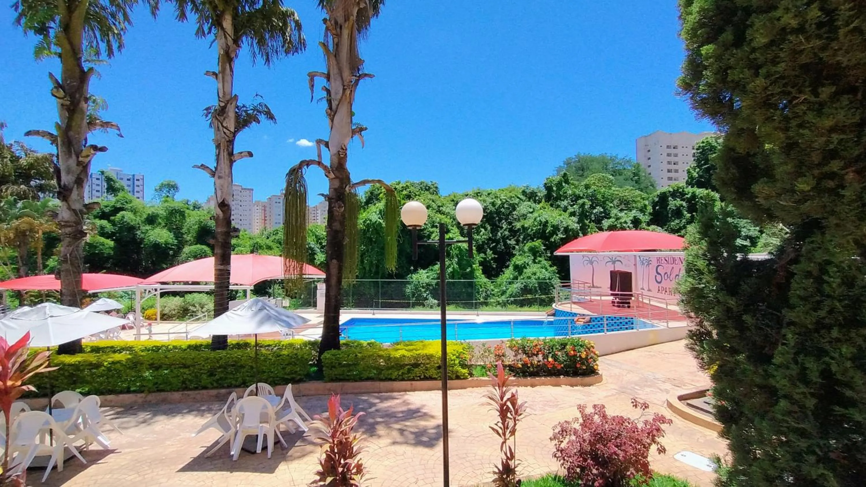 Swimming pool in Sol das Caldas Caldas Novas - ACHEI FERIAS - Com Roupa de Cama