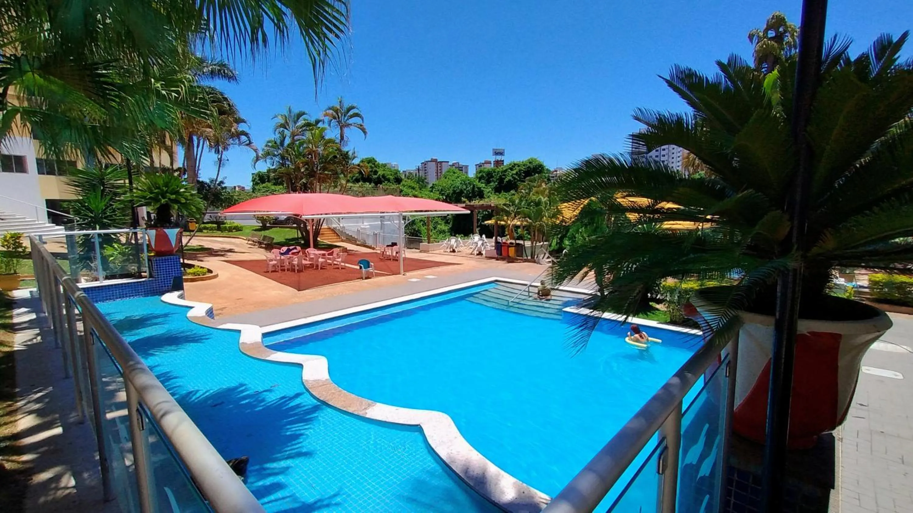 Swimming pool in Sol das Caldas Caldas Novas - ACHEI FERIAS - Com Roupa de Cama