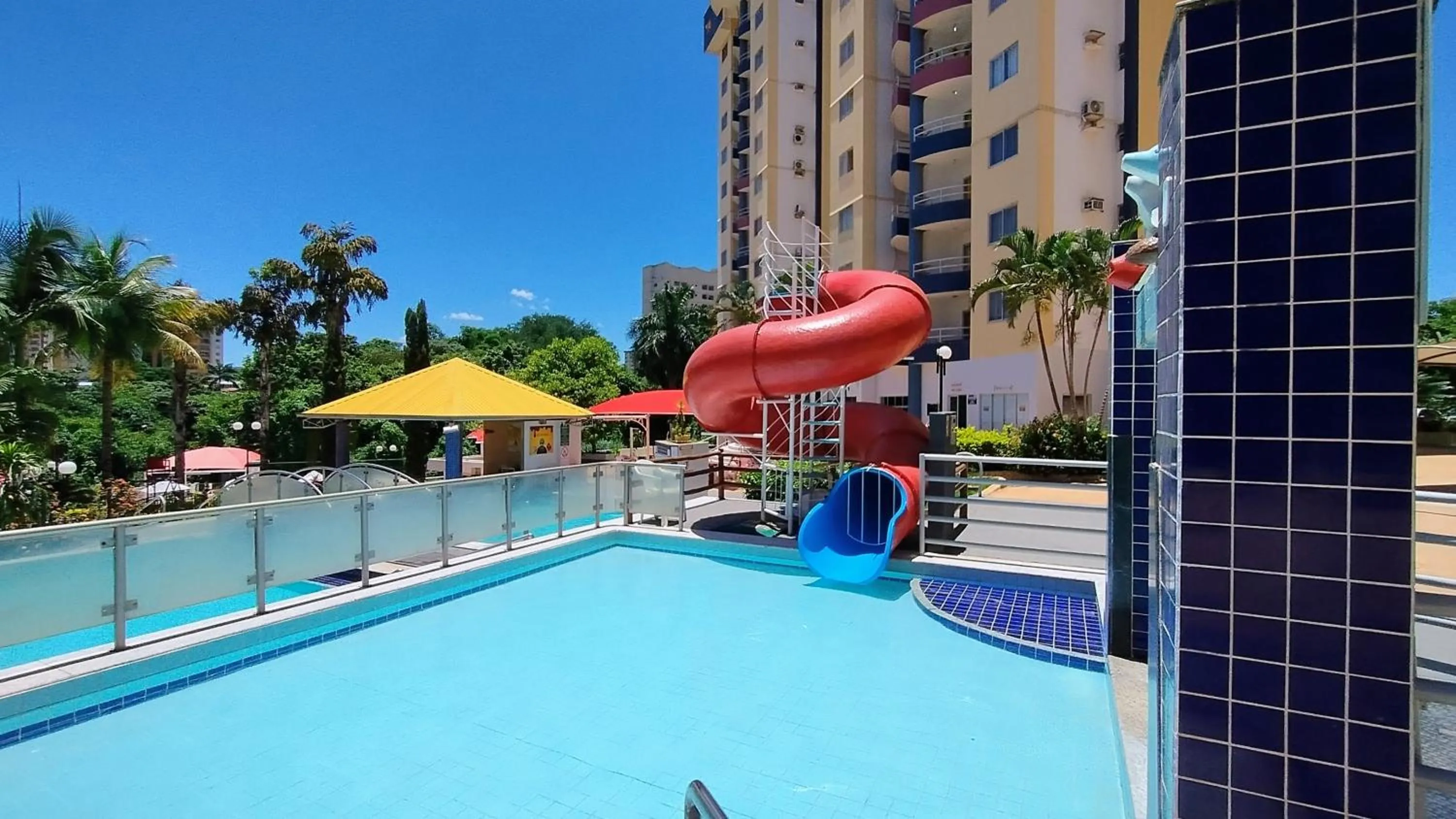 Swimming pool in Sol das Caldas Caldas Novas - ACHEI FERIAS - Com Roupa de Cama