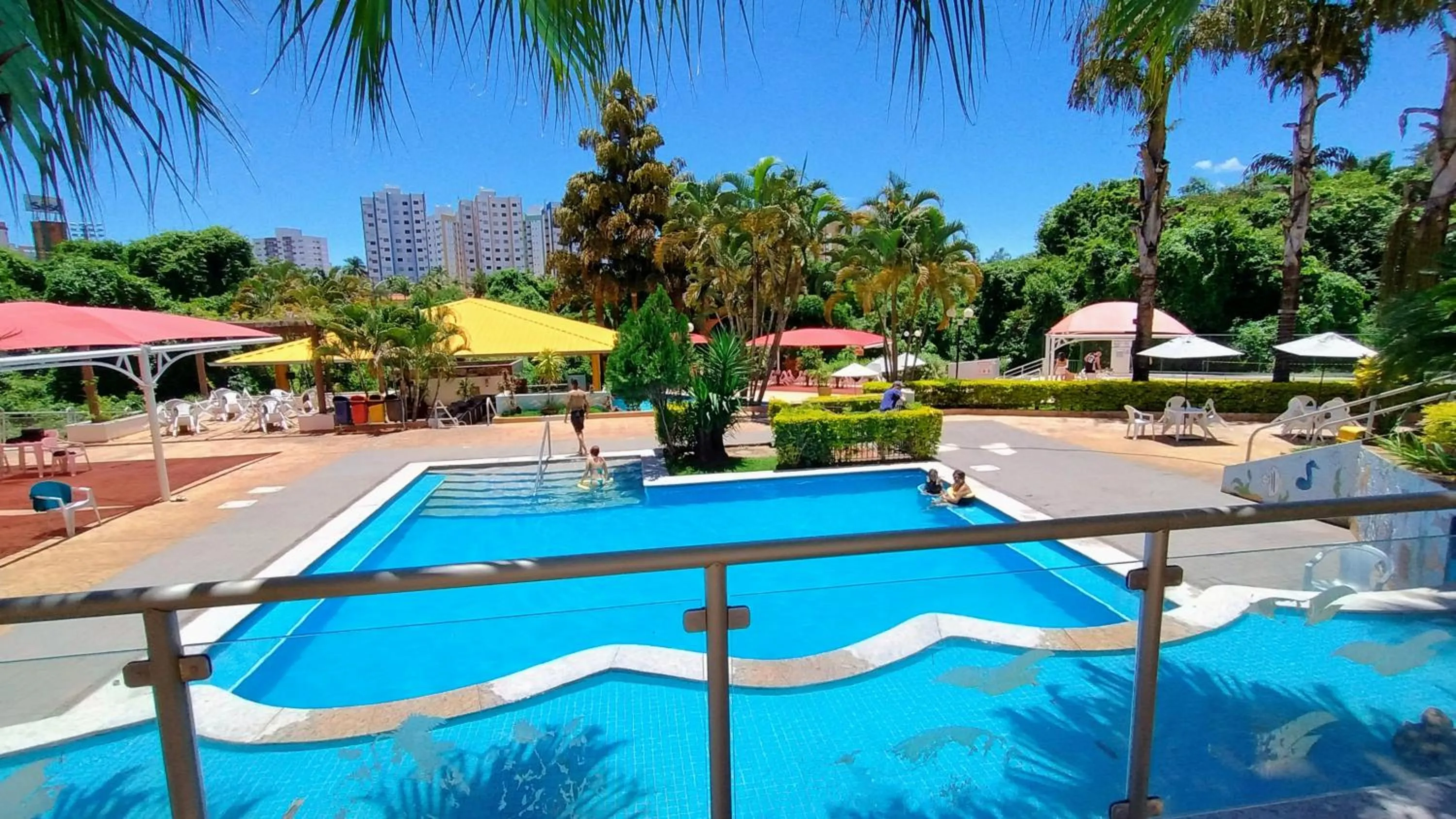 Swimming pool in Sol das Caldas Caldas Novas - ACHEI FERIAS - Com Roupa de Cama