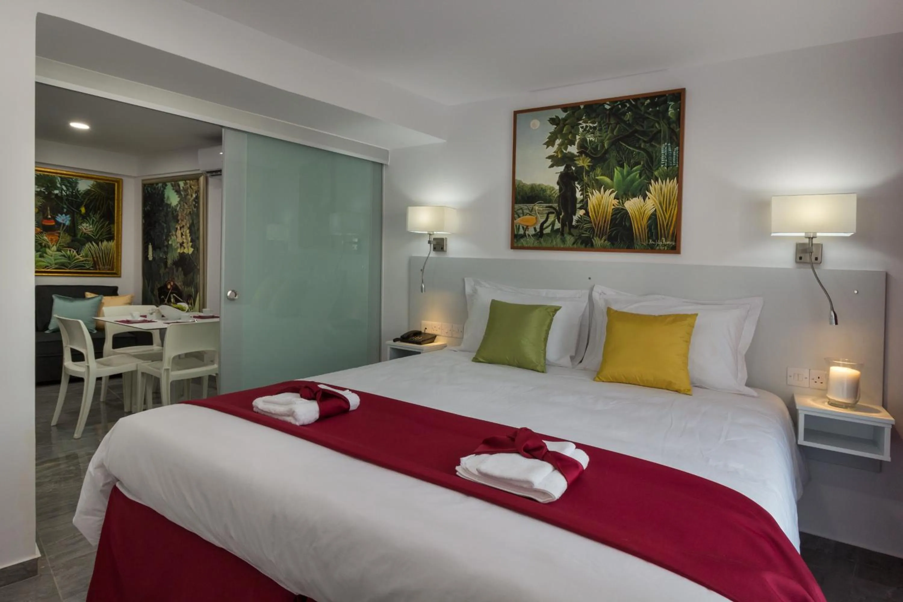 Bedroom, Bed in Art & Wine Boutique Hotel